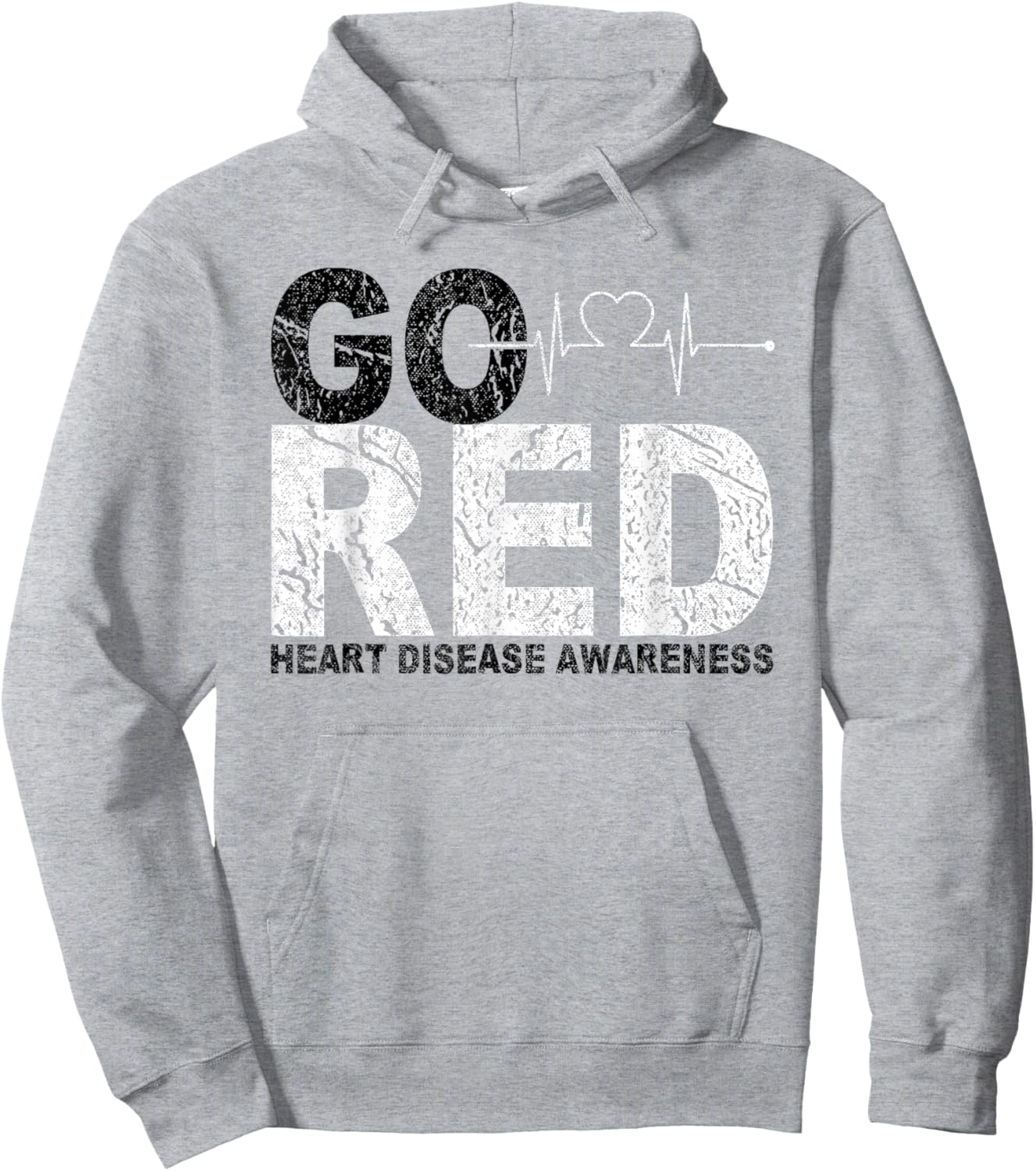 We Wear Red Day Go Red Heart Disease Awareness Month Go Red Hoodie - Hoodie | Ash