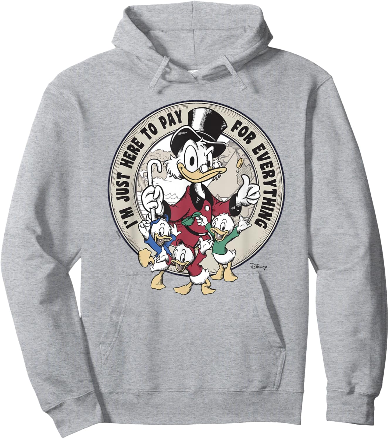Disney DuckTales Father's Day Vintage Hoodie - Hoodie | Ash
