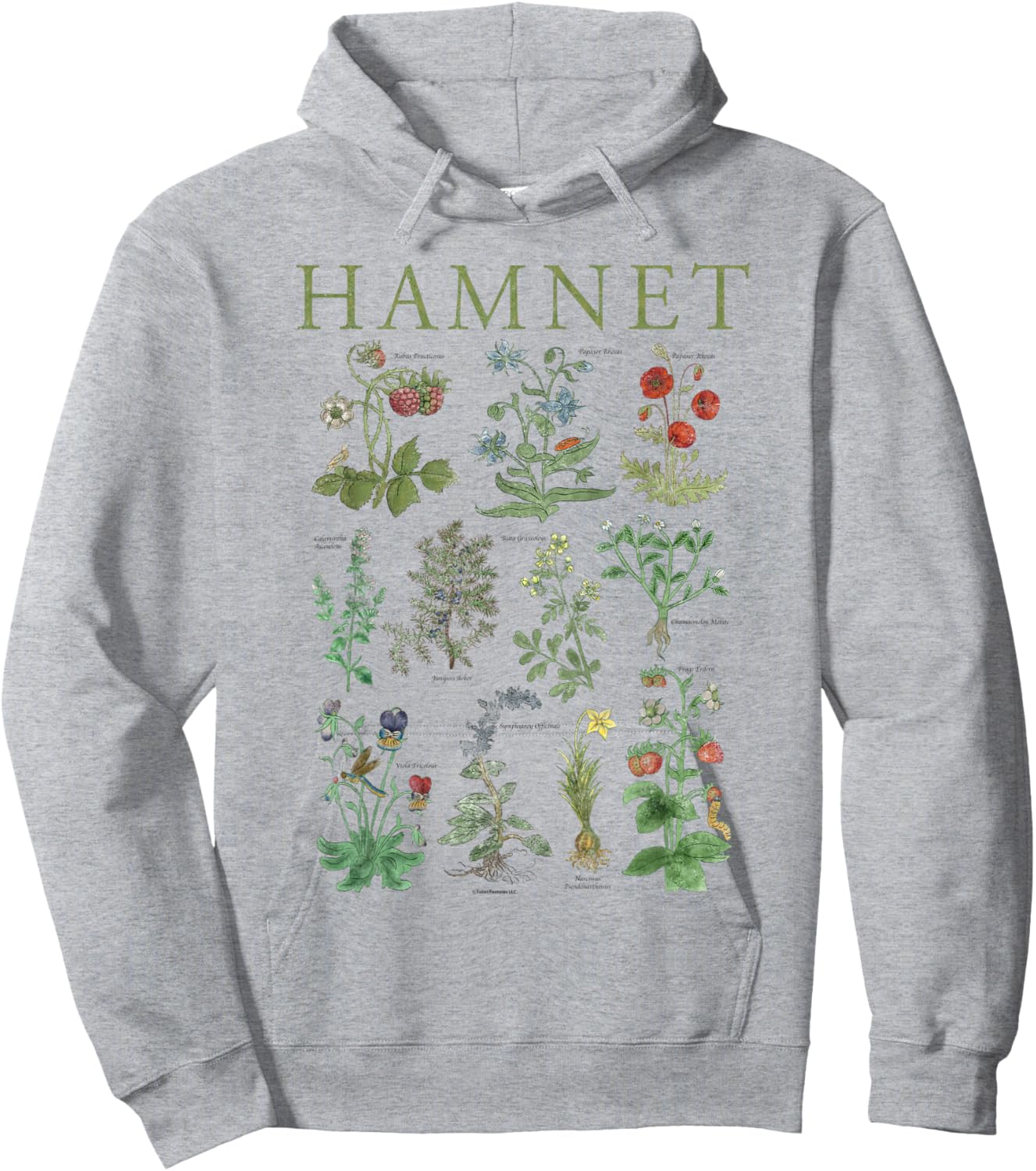 Botanical Illustration Hoodie - Hoodie | Ash