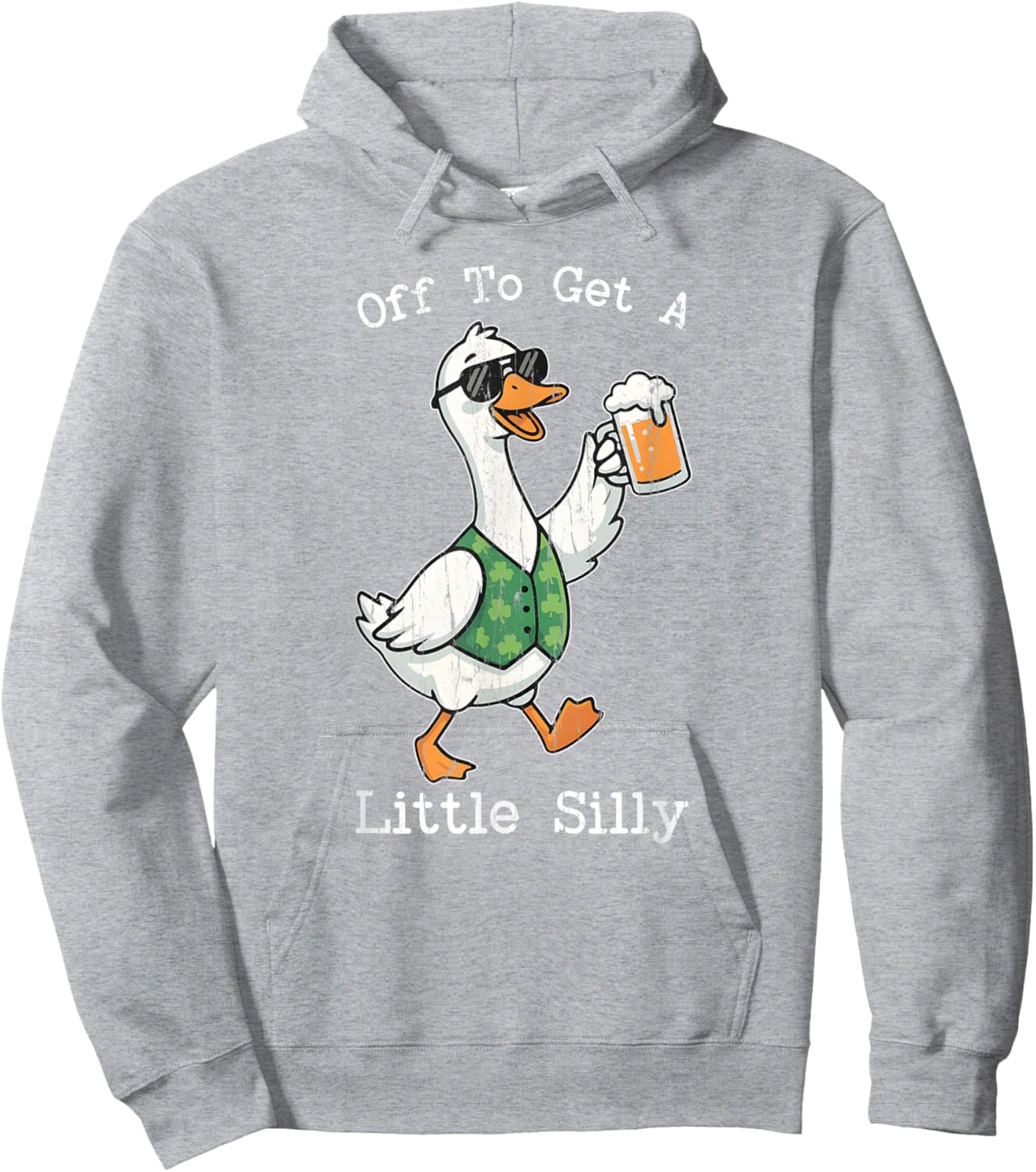 Off to Get A Little Silly, St Patricks Day Hoodie - Hoodie | Ash