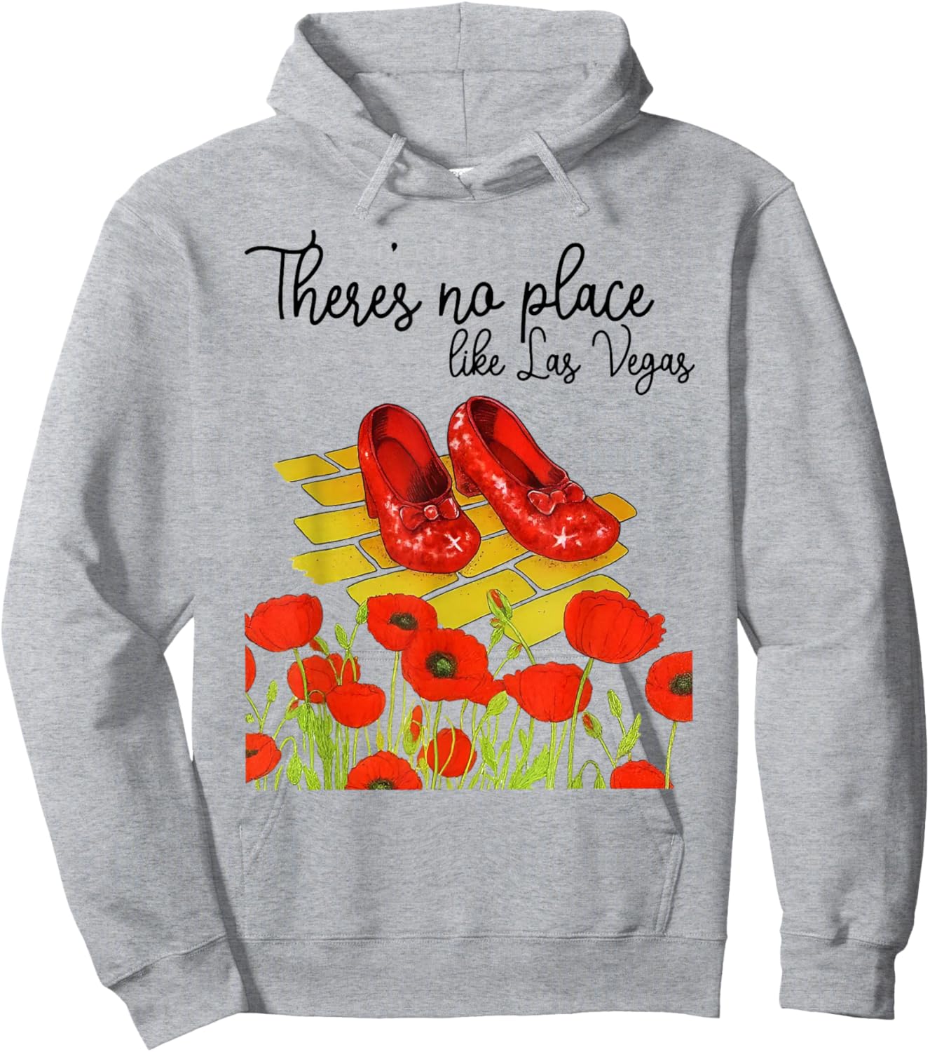 There's No Place Like Las Vegas Hoodie - Hoodie | Ash