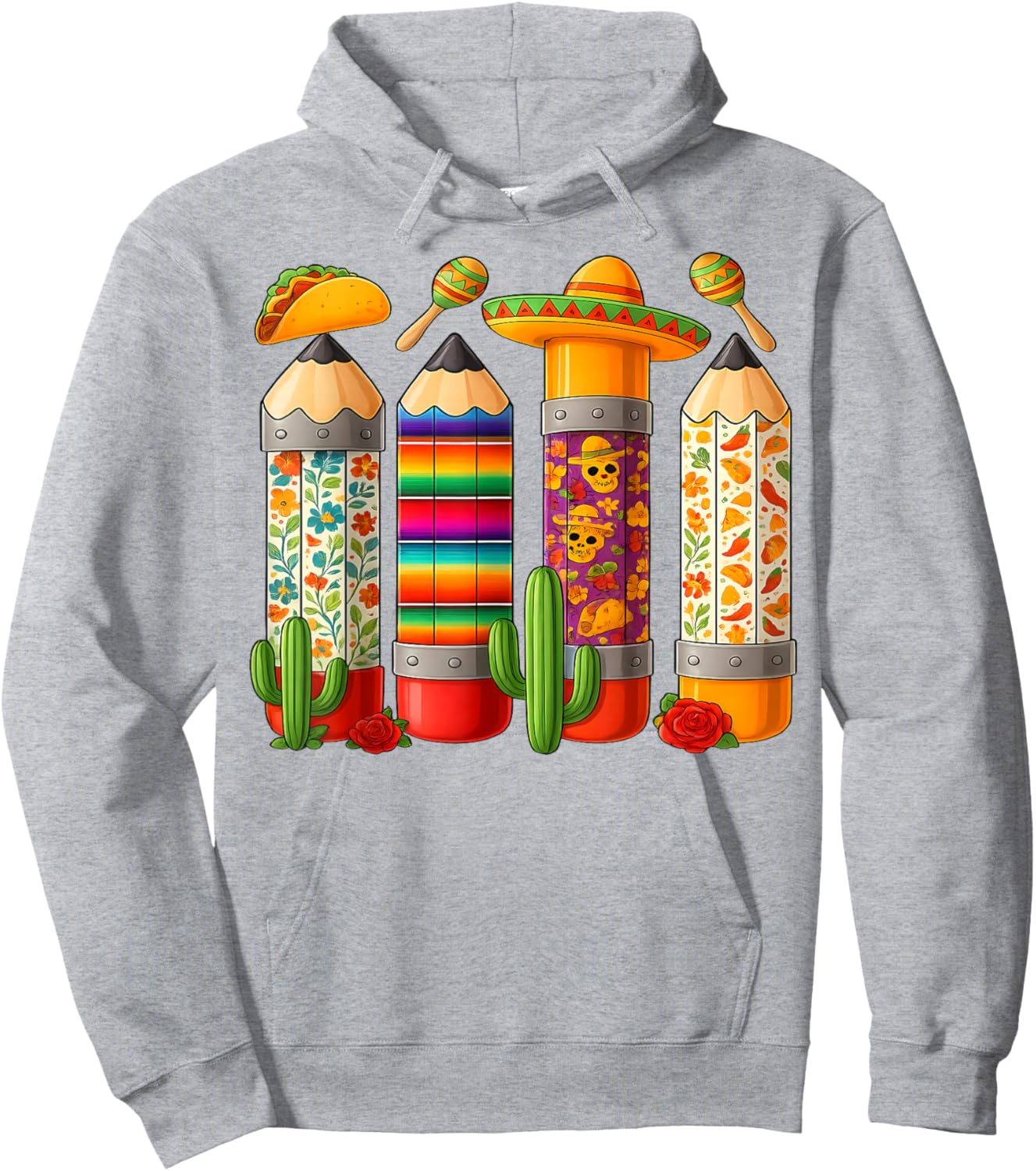 Mexican Party Hoodie - Hoodie | Ash