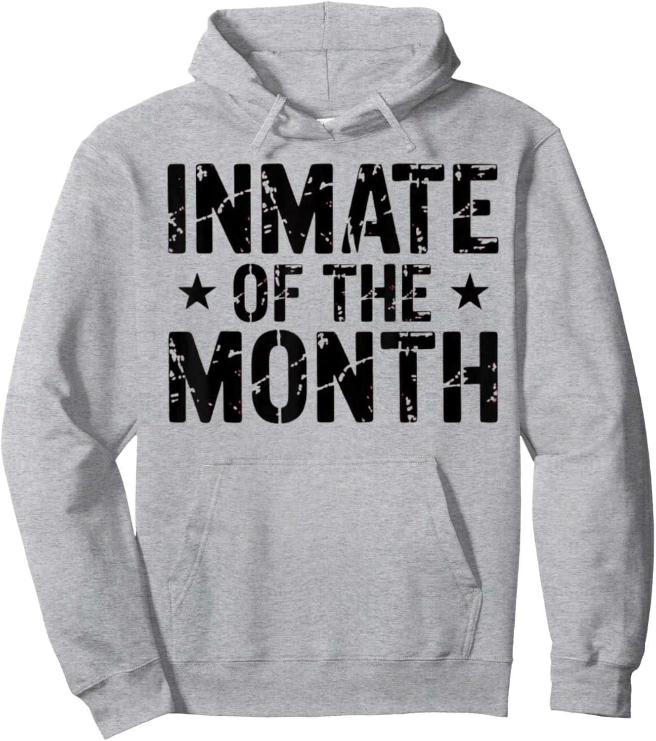 Inmate of The Month Prisoner Costume Inmate County Jail Hoodie - Hoodie | Ash