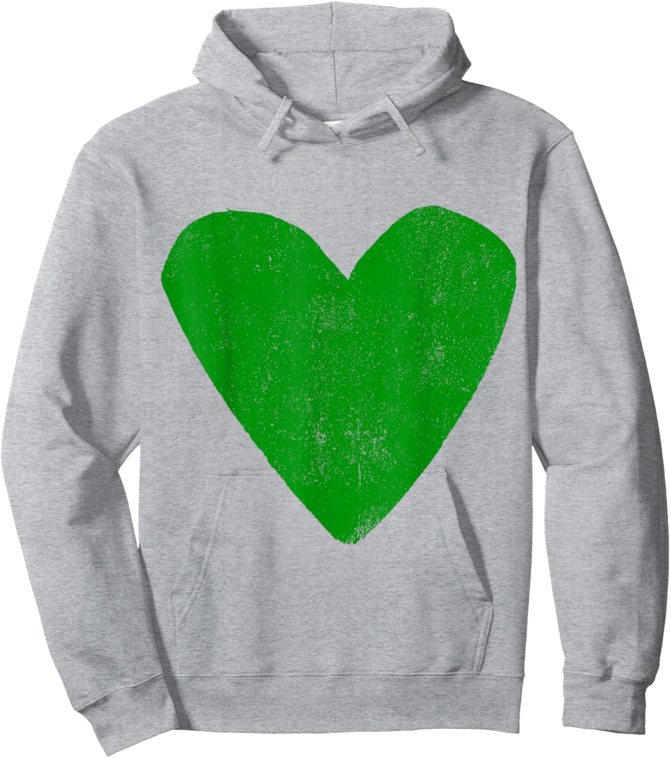 Love Heart Emerald Green Color White Hoodie - Hoodie | Ash