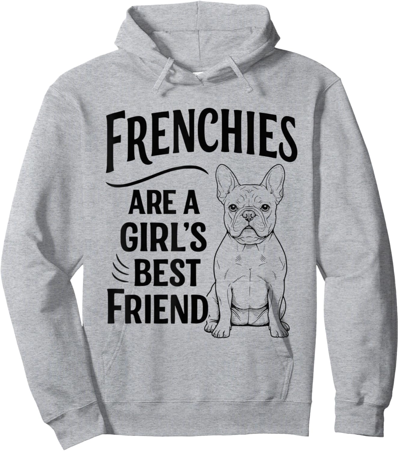 French Bulldog Dog Owner Frenchie Hoodie - Hoodie | Ash
