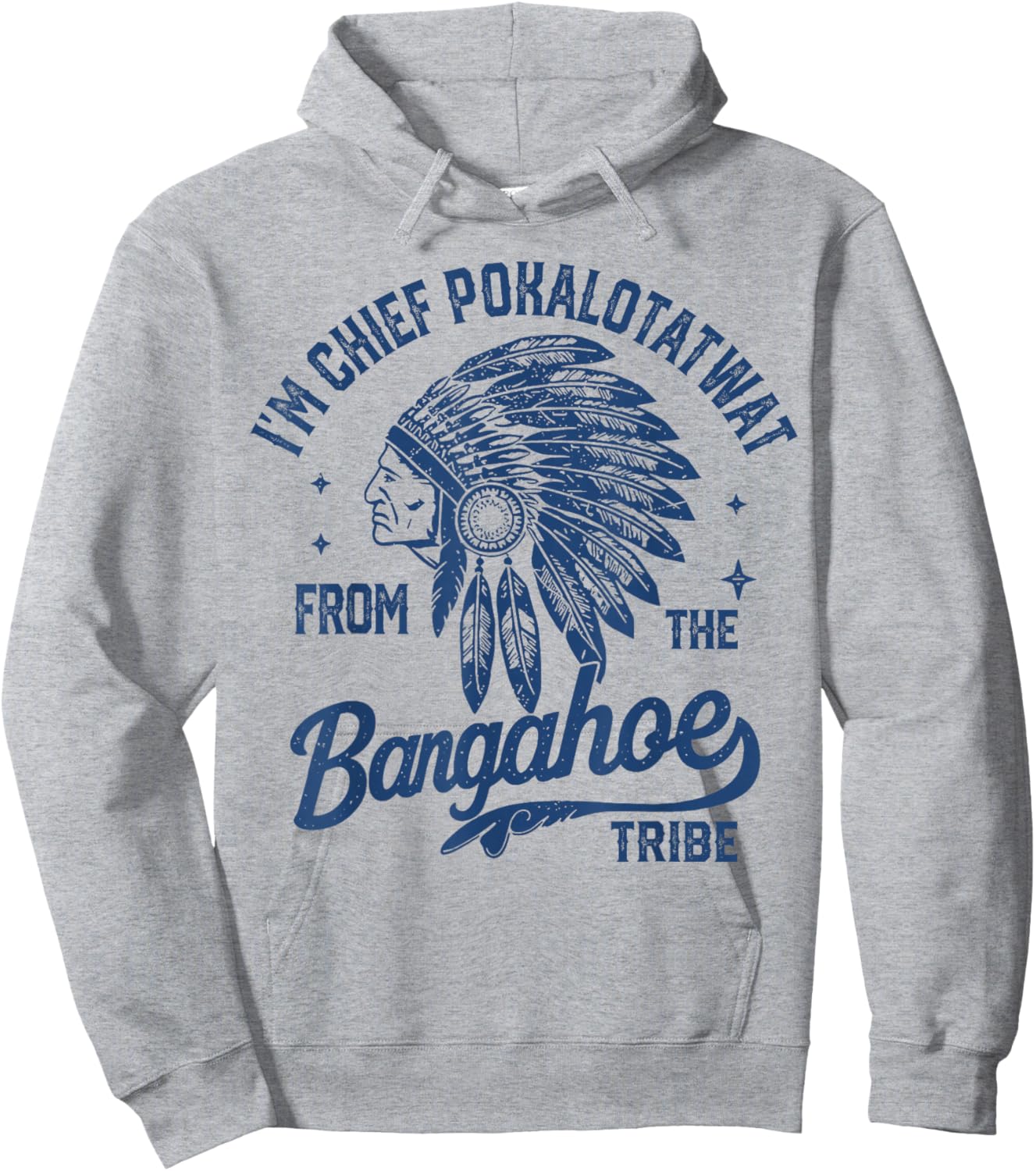 I'm Chief Pokalotatwat from The Tribe Indigenous Native Hoodie - Hoodie | Ash