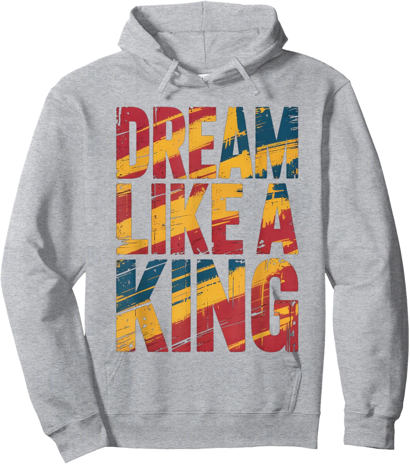 Dream Like A King MLK Inspirational Quote Hoodie - Hoodie | Ash