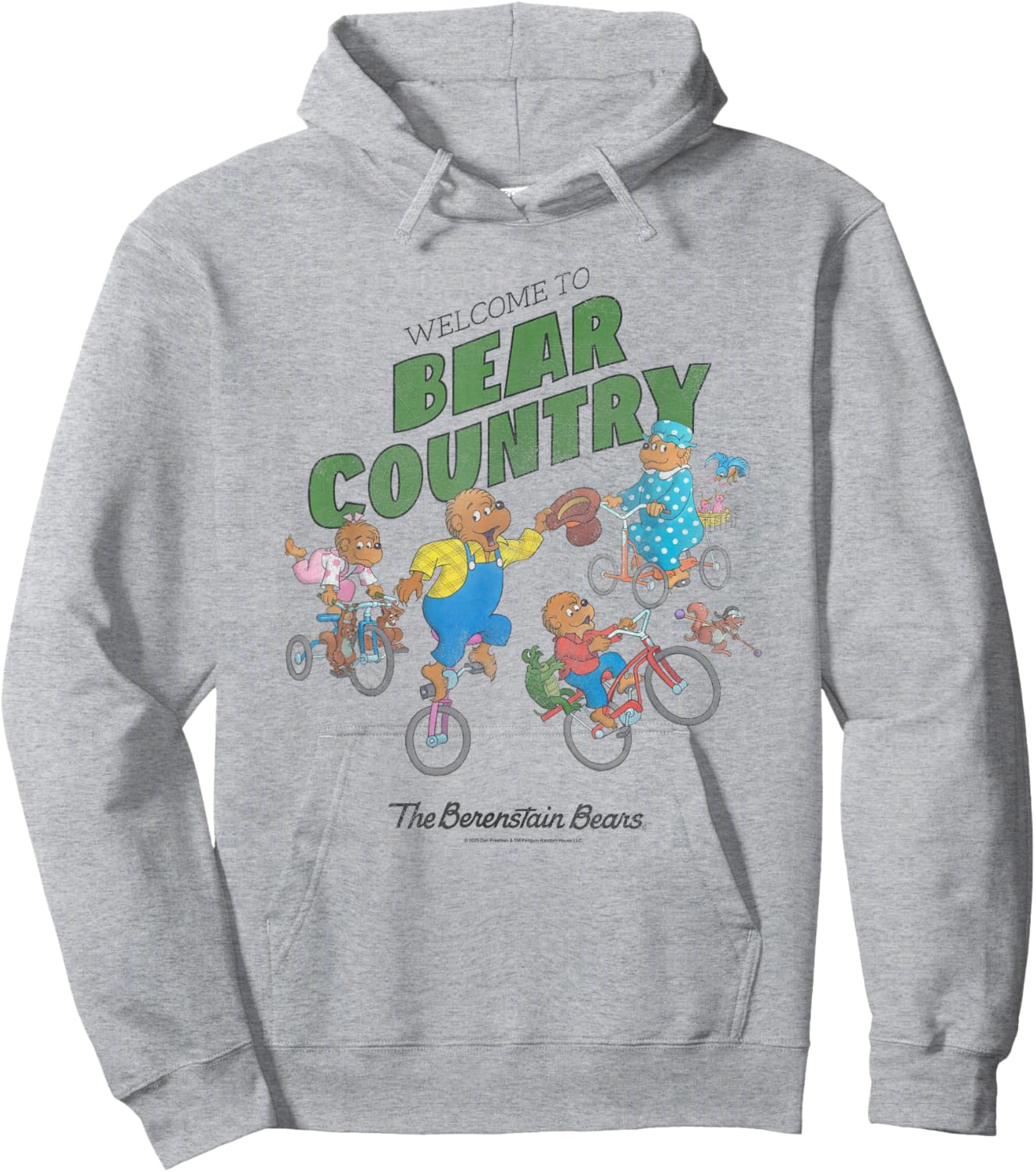 The Berenstain Bears Welcome to Bear Country Vintage Book Hoodie - Hoodie | Ash