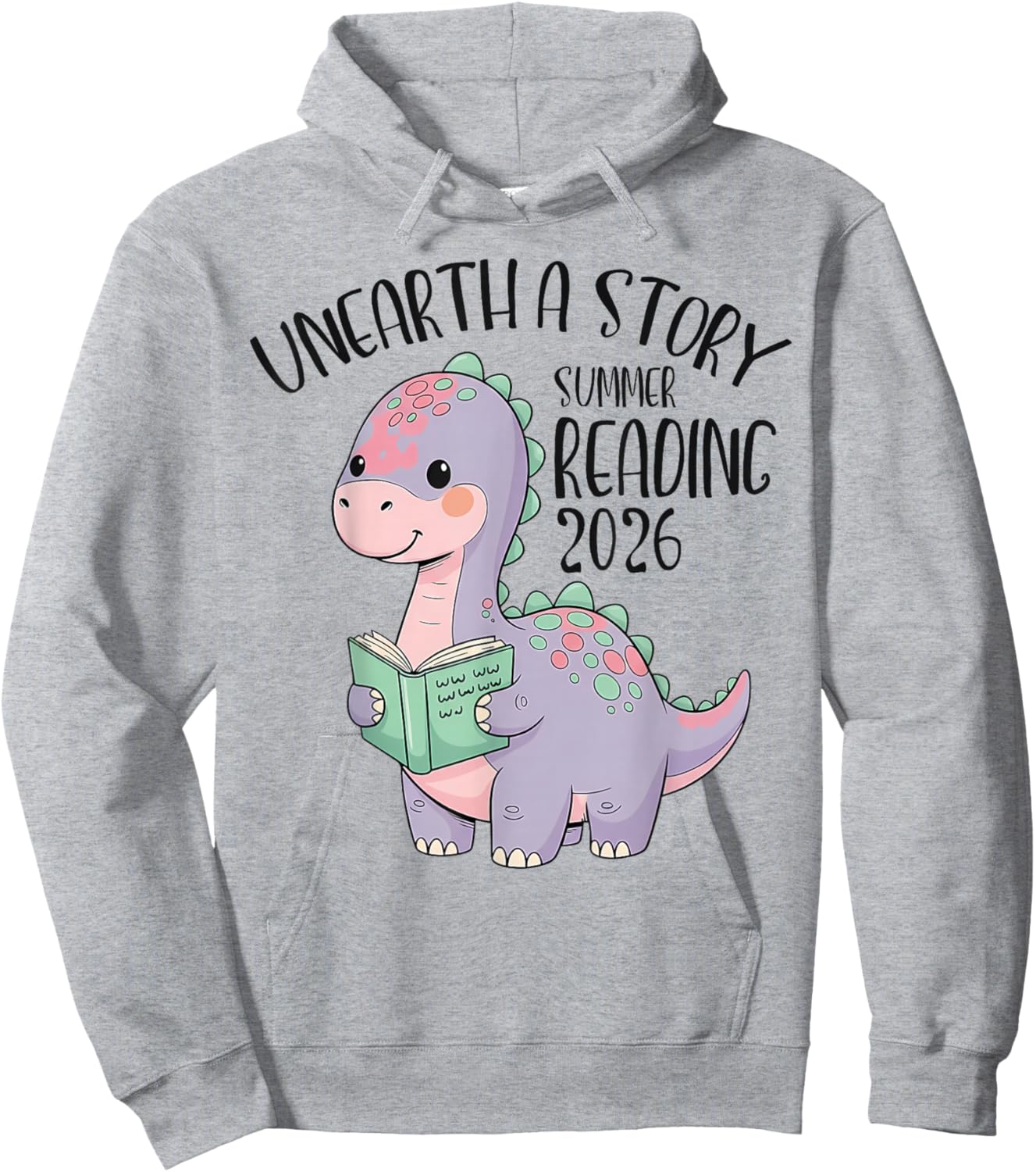 Unearth a Story Summer Reading 2026 Men Women Kids Hoodie - Hoodie | Ash