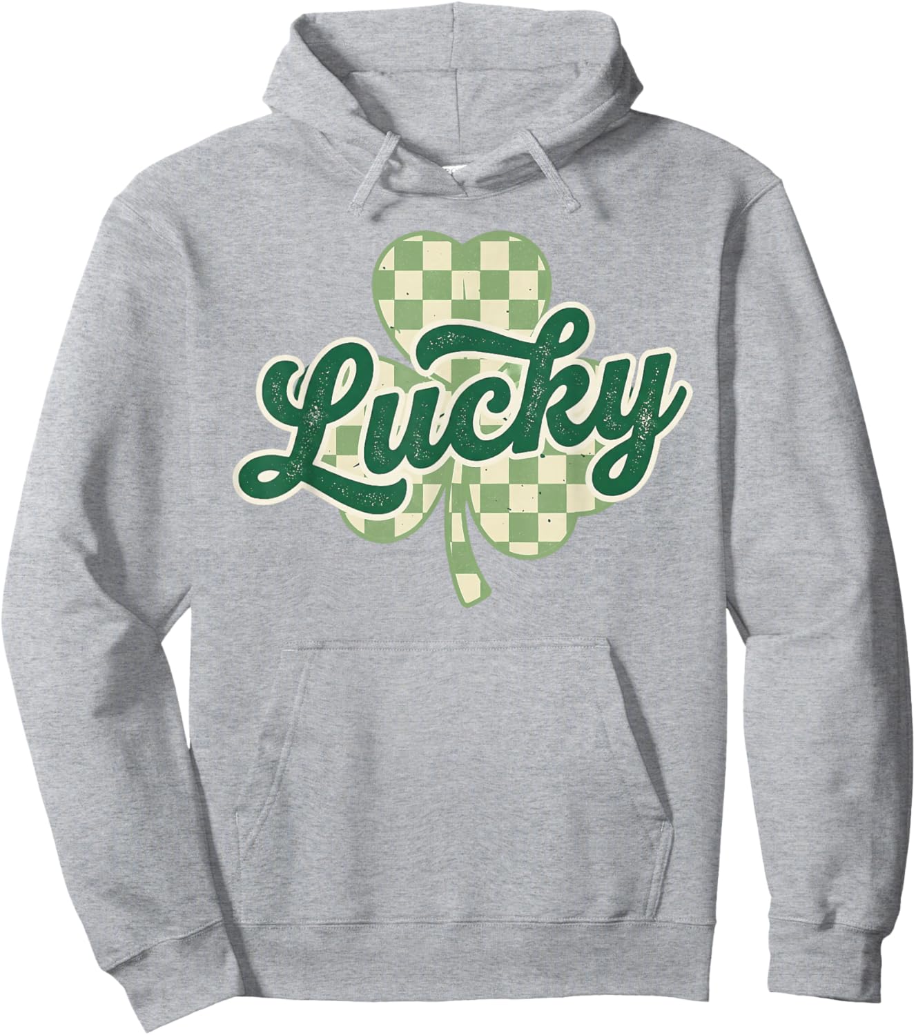 Funny Lucky Irish Shamrock St Patricks Day Women Men Kids Hoodie - Hoodie | Ash