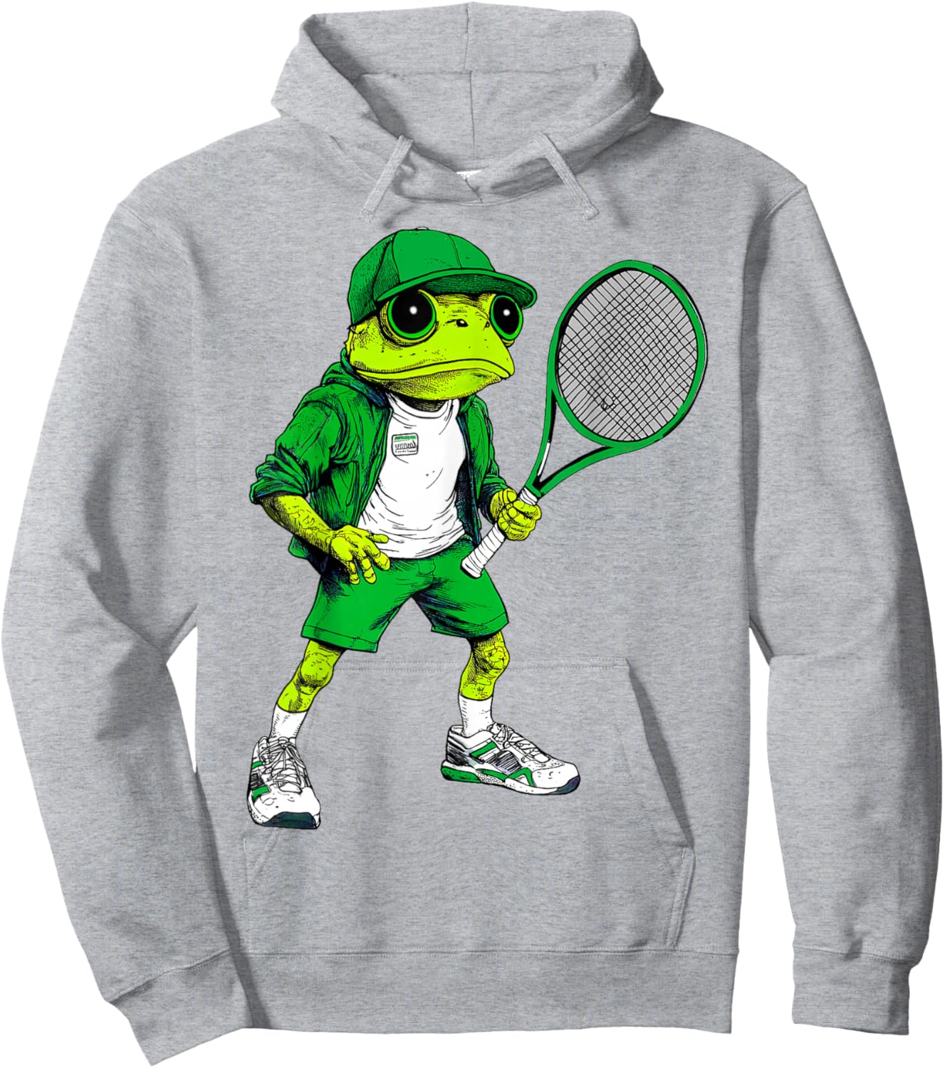 Frog Tennis Hoodie - Hoodie | Ash