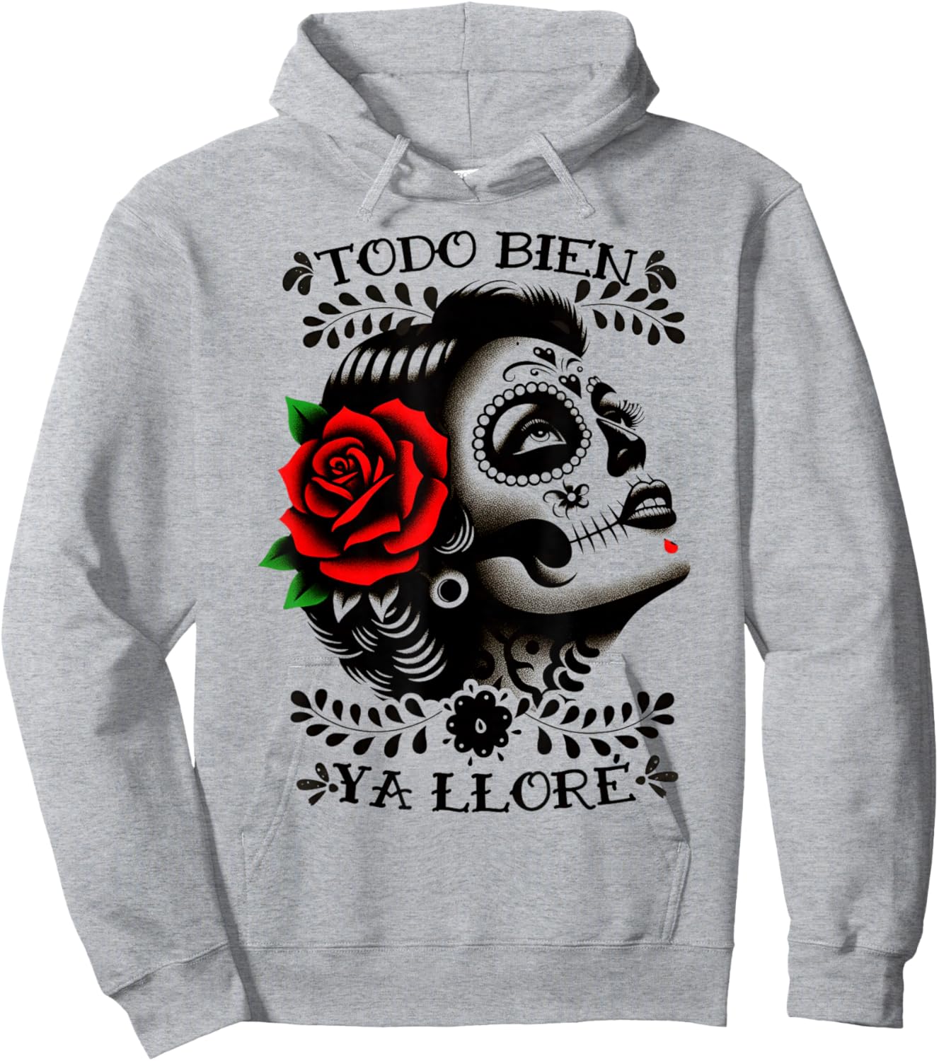 Todo Bien Ya Lloré La Mexicana Hoodie - Hoodie | Ash