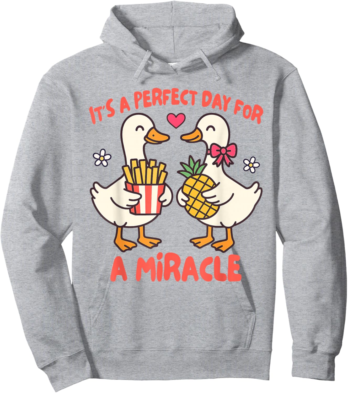 IVF Mom Dad Embryo Transfer Day It's A Day for A Miracle Hoodie - Hoodie | Ash