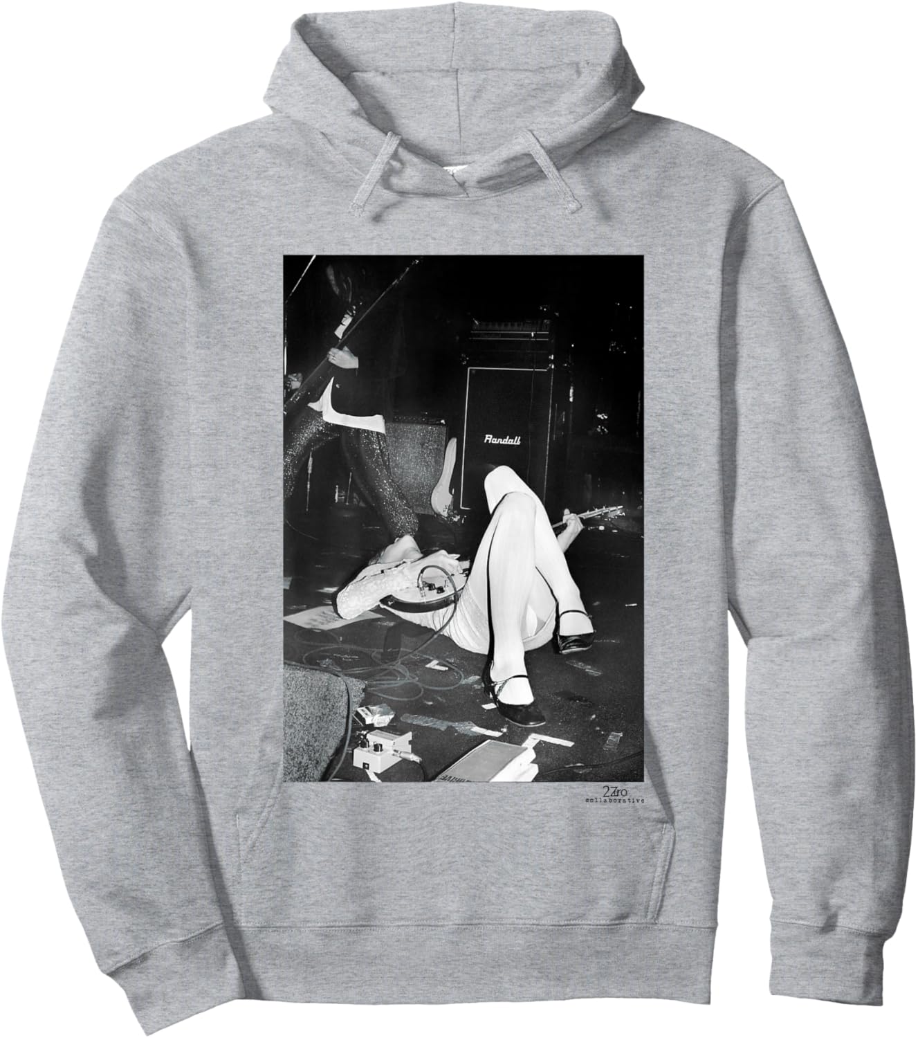 Hole Live Courtney Love Club Lingerie LA by Phil Nicholls Hoodie - Hoodie | Ash