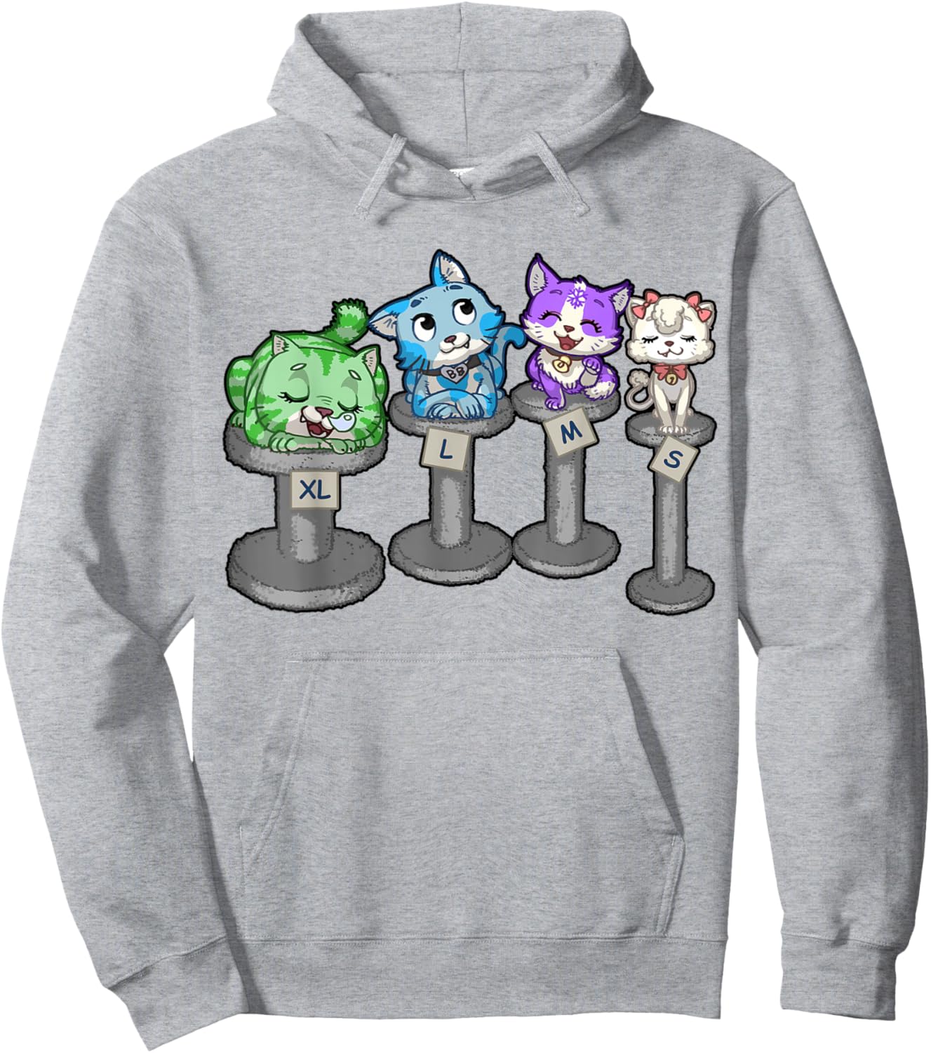 cat Cats Kitty Kitties Kitten Cute Adorable Hoodie - Hoodie | Ash
