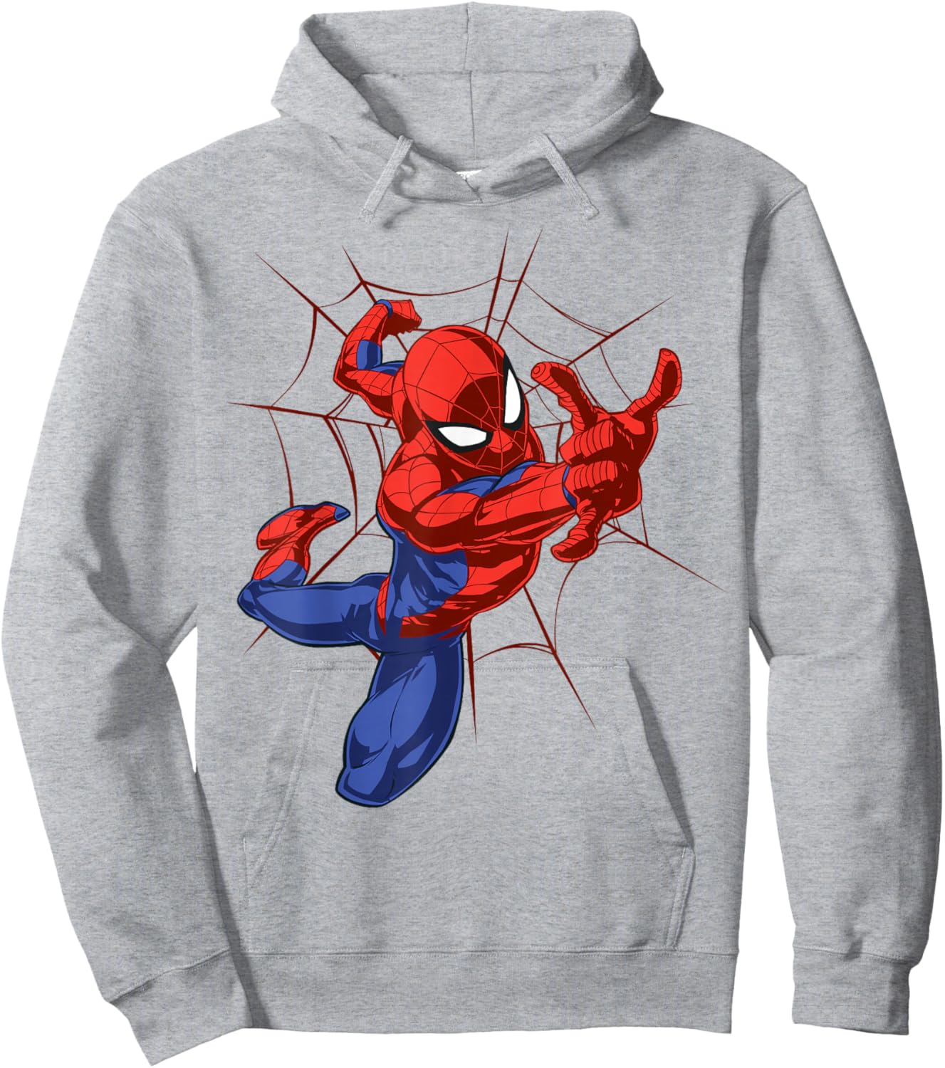 Marvel Comics Spider-Man Web Slinger Cool Action Hoodie - Hoodie | Ash