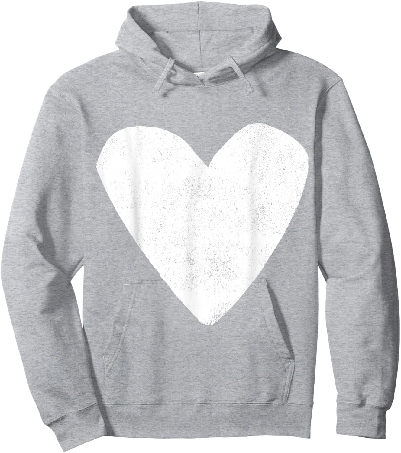 Love Heart White Color Light Blue Hoodie - Hoodie | Ash