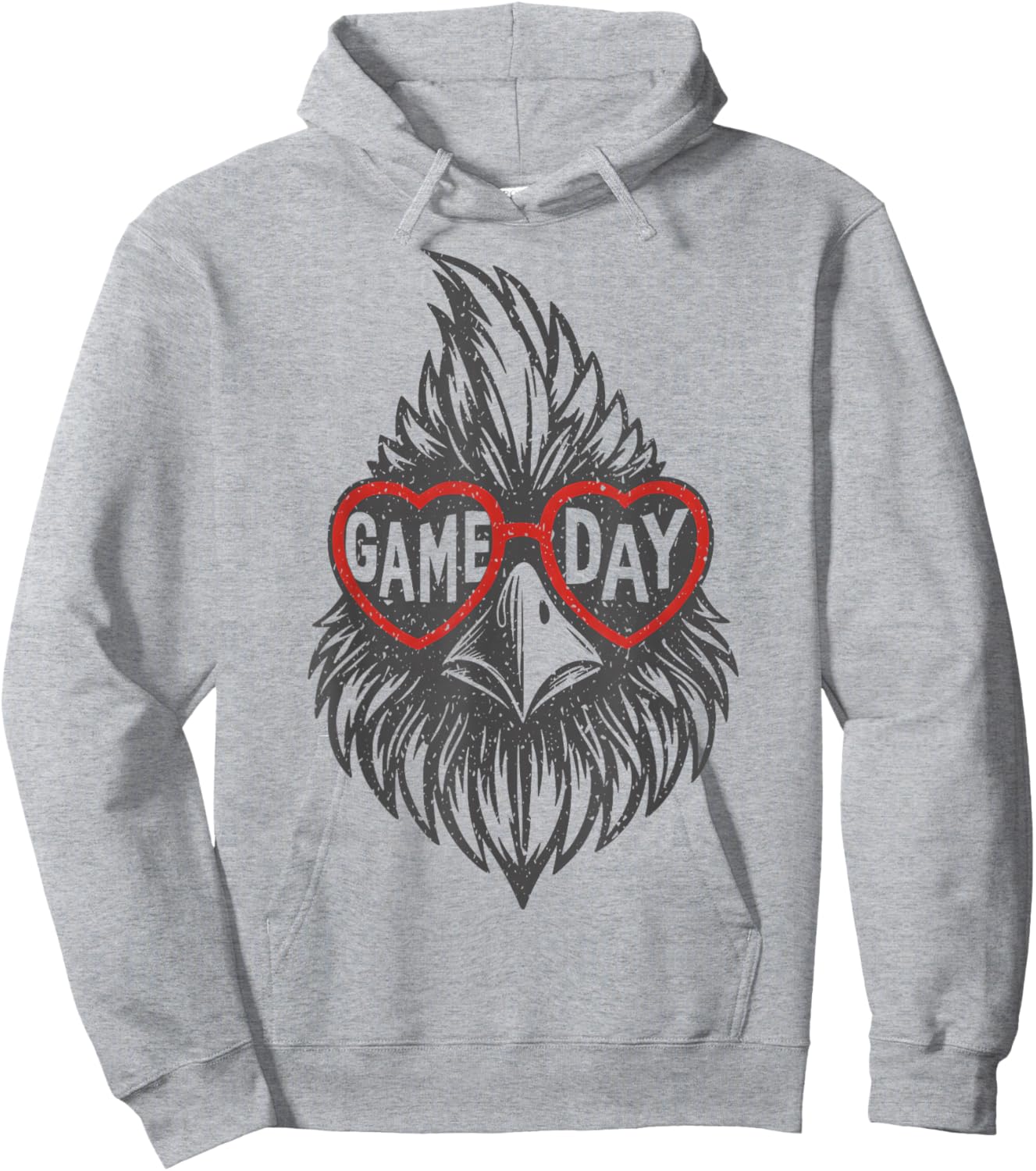 Vintage Retro Cardinal Name Game Day Gift Women Kid Hoodie - Hoodie | Ash