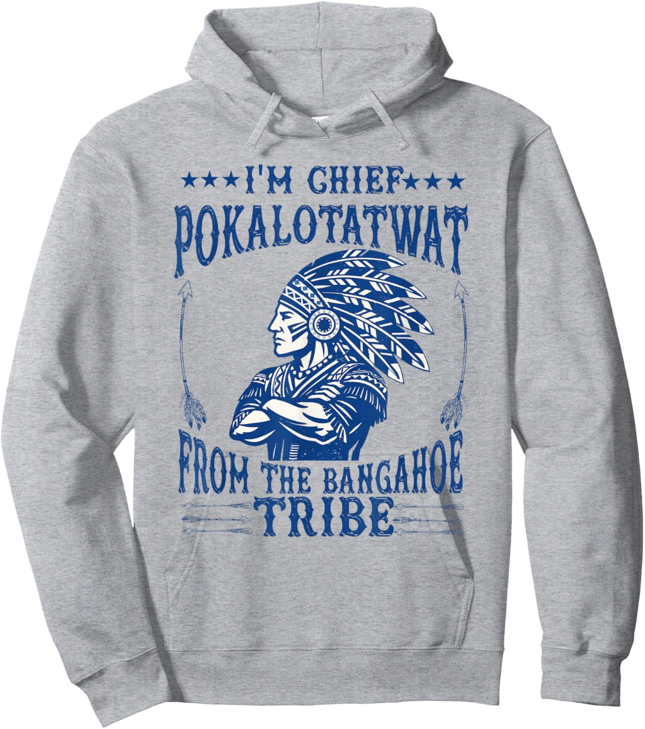I'm Chief polkaotatwat from The Tribe Native American Pride Hoodie - Hoodie | Ash