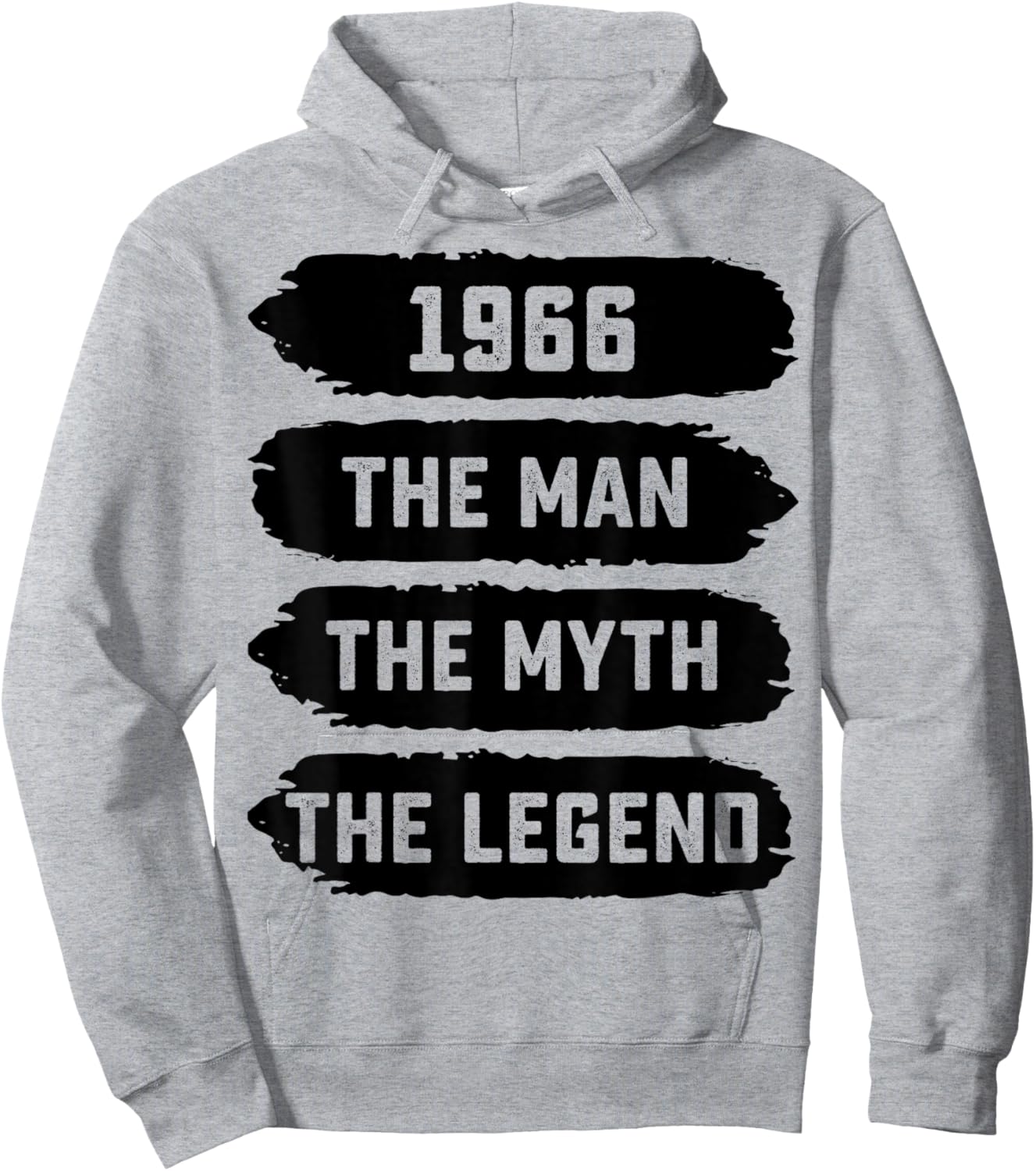60th Birthday Gift Man Myth Legend 1966 60 Years Old Hoodie - Hoodie | Ash