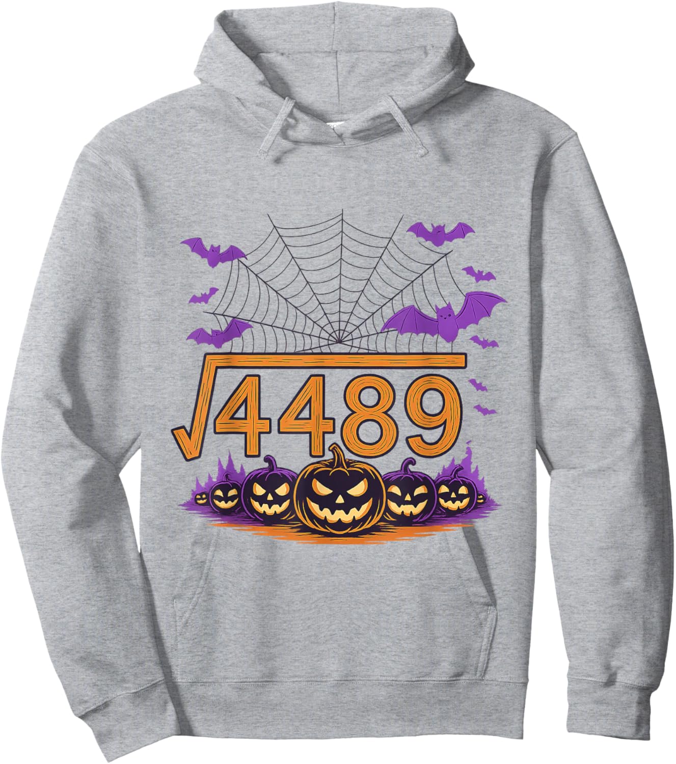 67 Meme Square Root 4489 Slang Math Halloween Costume Hoodie - Hoodie | Ash