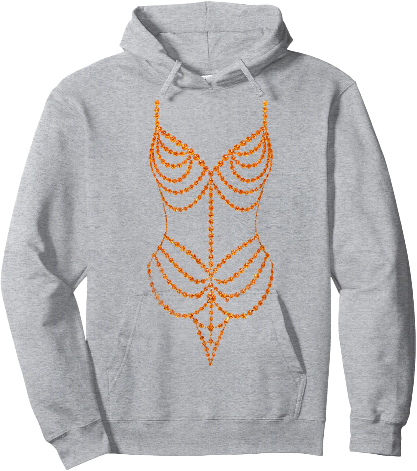 Showgirl Halloween Costume Hoodie - Hoodie | Ash