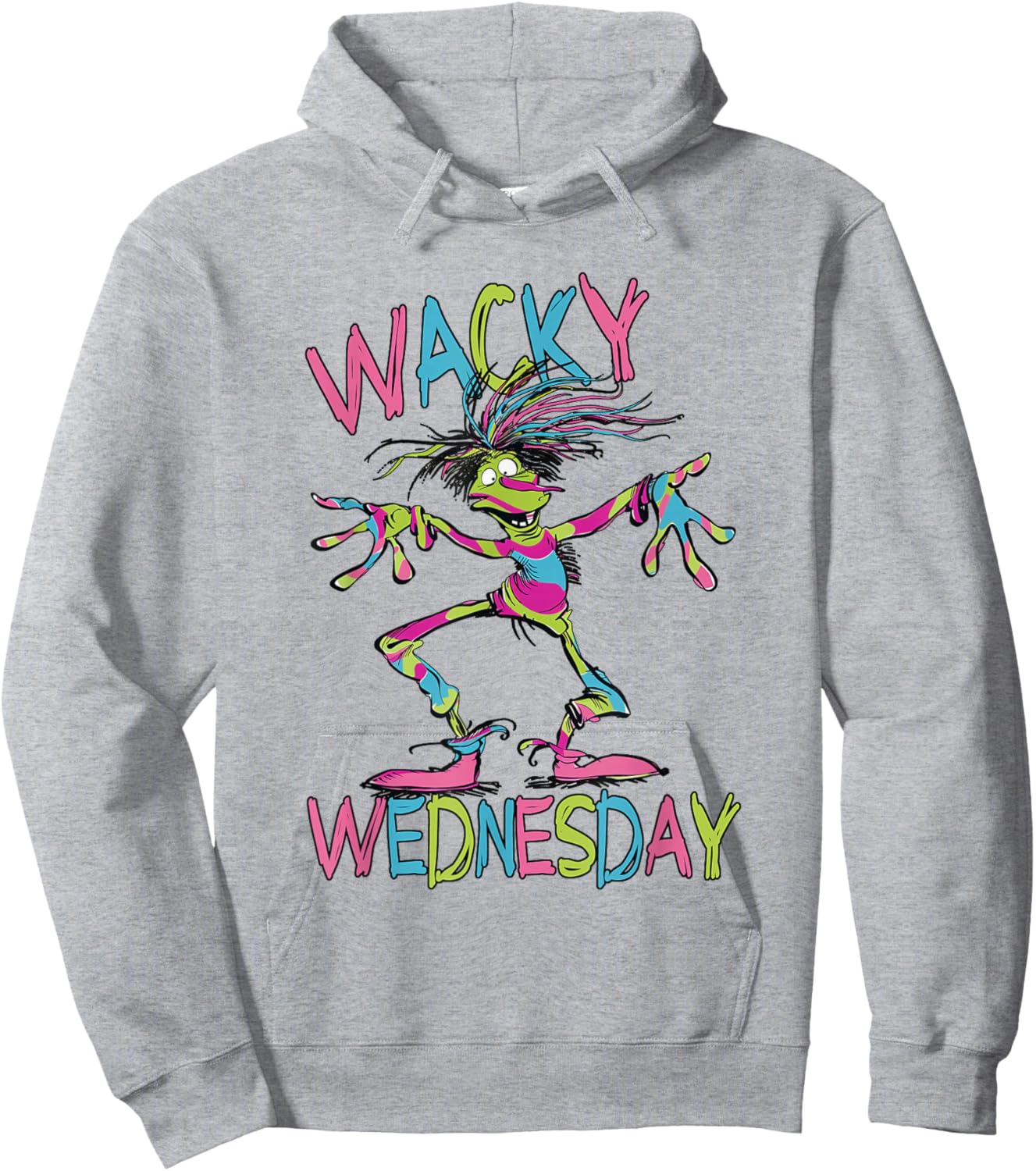 Wacky Wednesday Kids and Teachers | Mismatch Day Spirit Week Hoodie - Hoodie | Ash