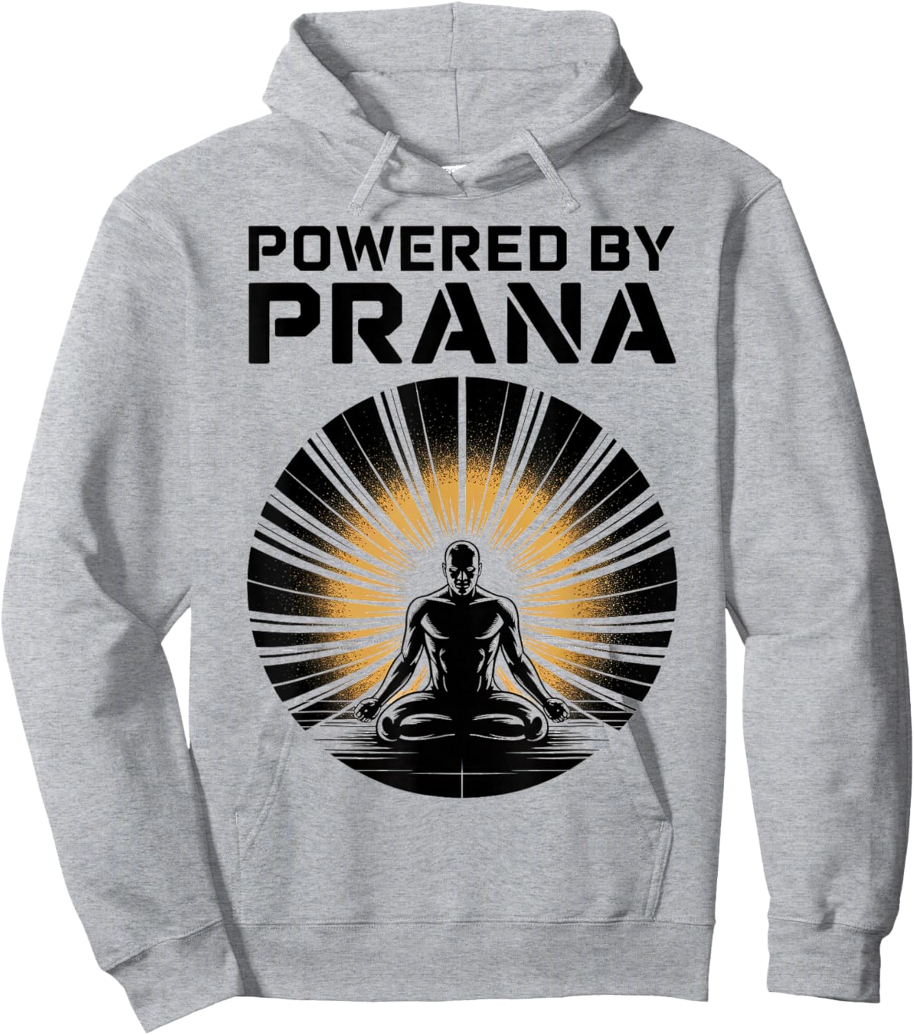 Powered by Prana Yoga Meditation Shirt Hoodie - Hoodie | Ash