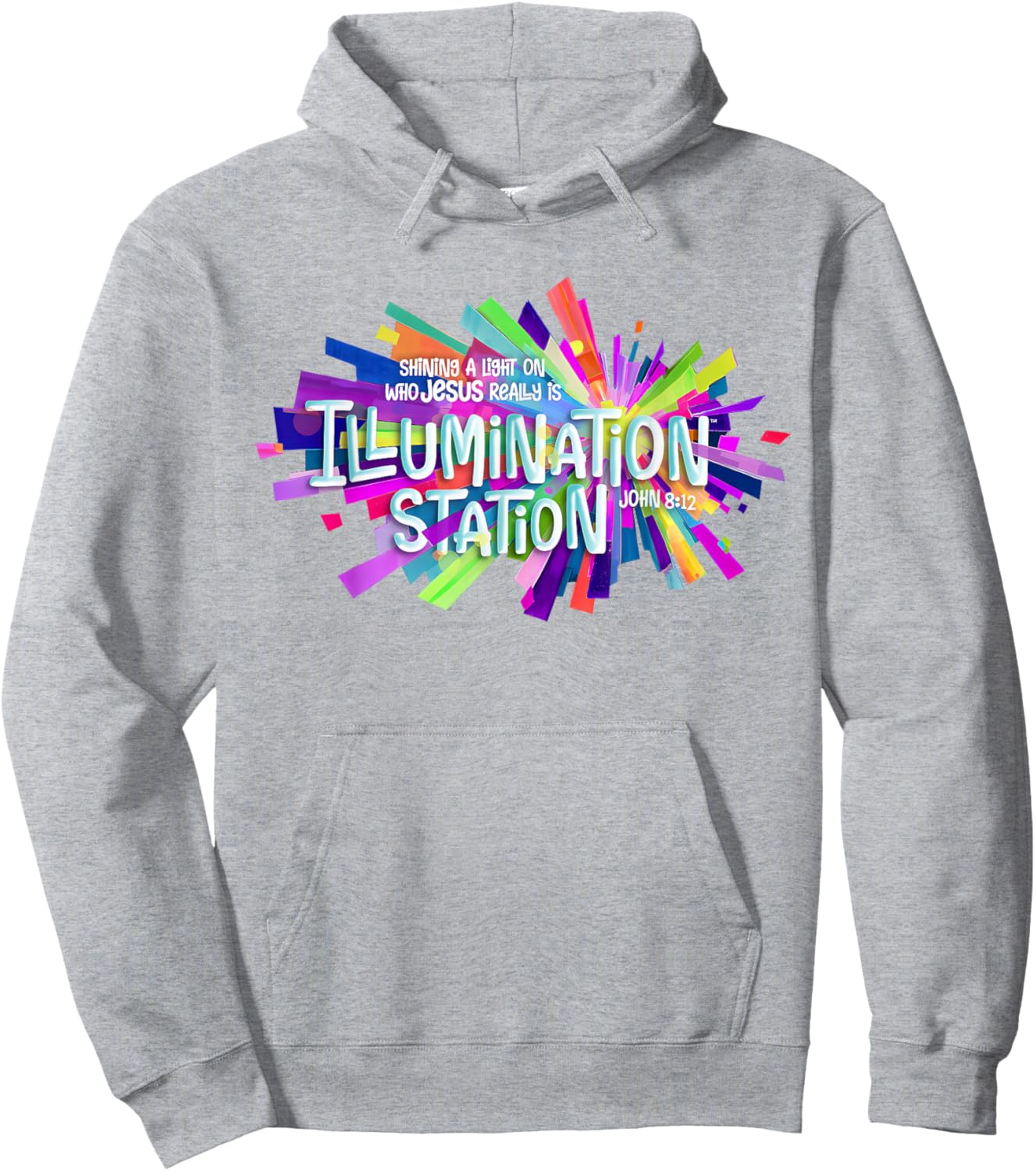 Illumination Station Shining A Light On Who Jesus Really is Hoodie - Hoodie | Ash