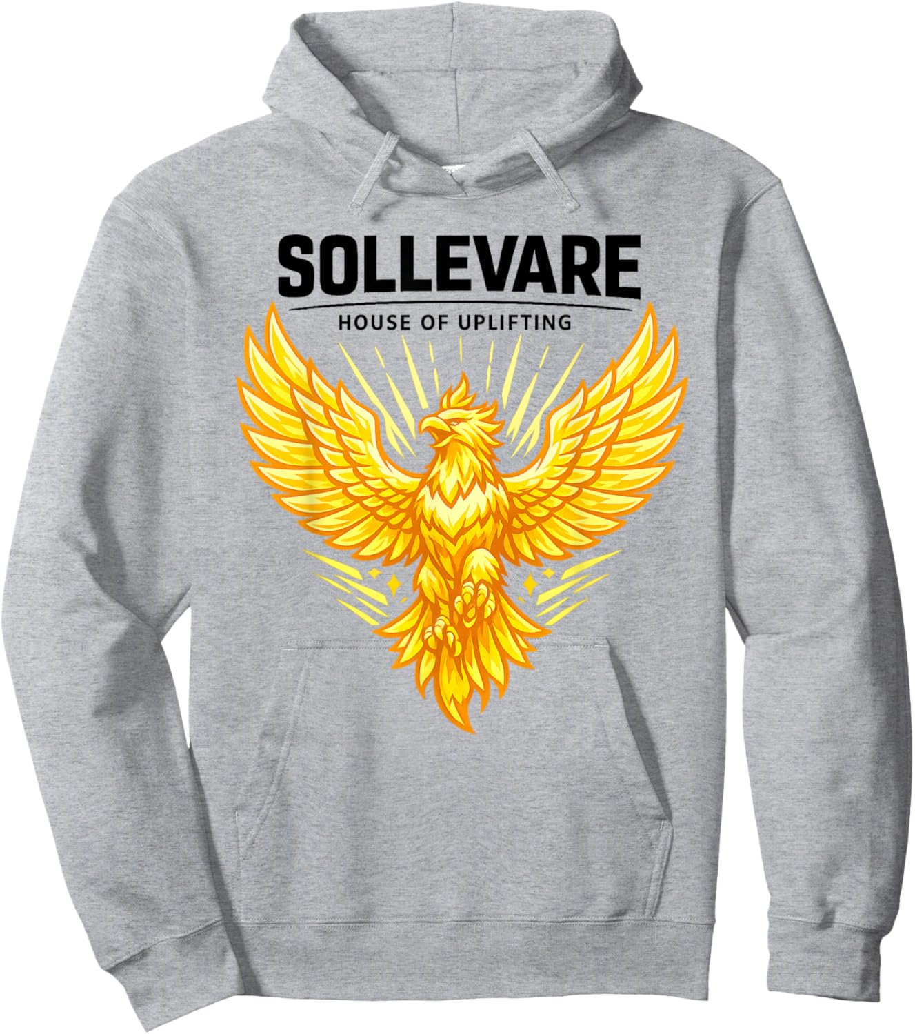 SOLLEVARE House of Uplifting, RCA School Hoodie - Hoodie | Ash