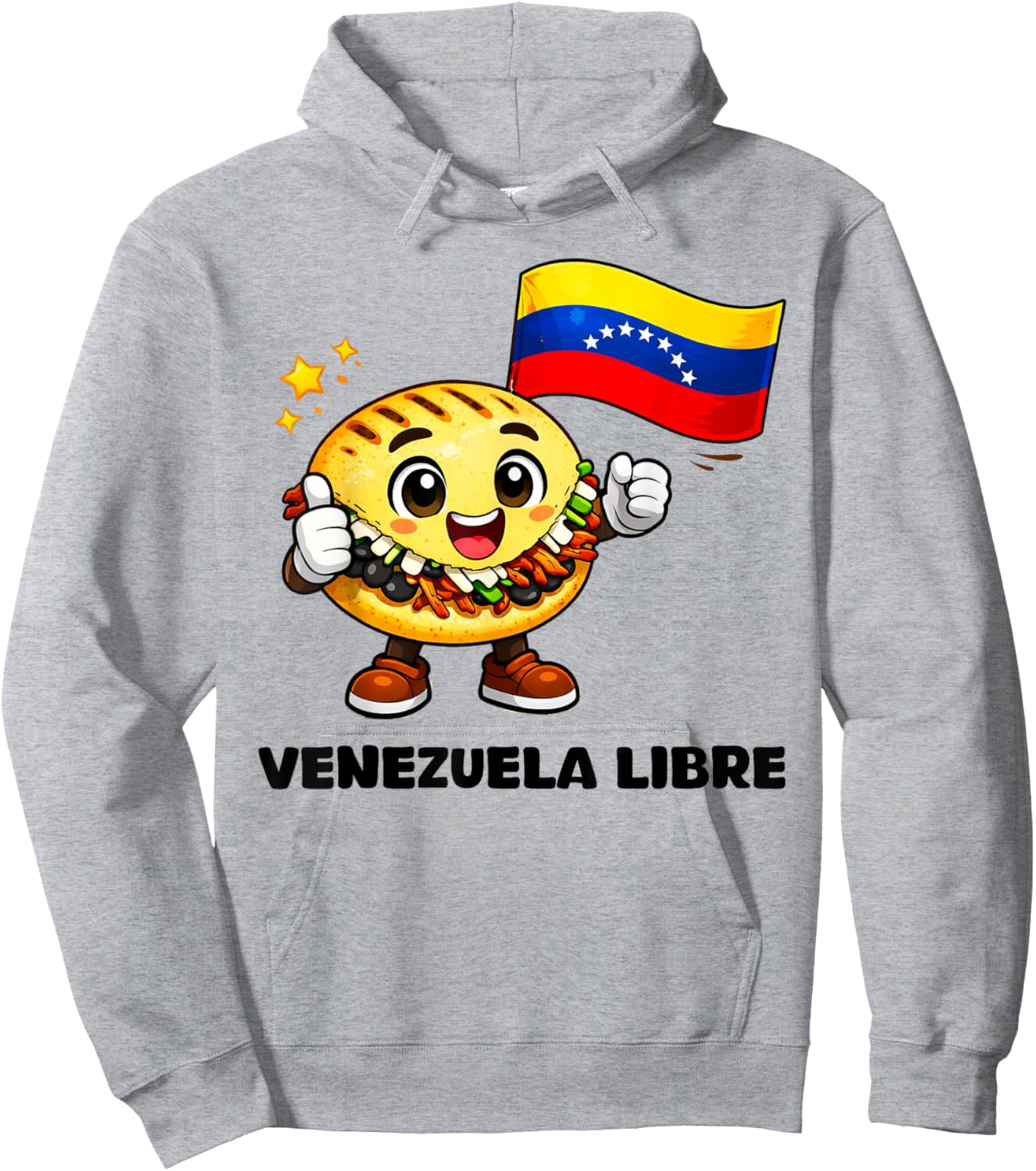 Venezuela Libre Venezuelan Freedom Strong Proud Pride Hoodie - Hoodie | Ash