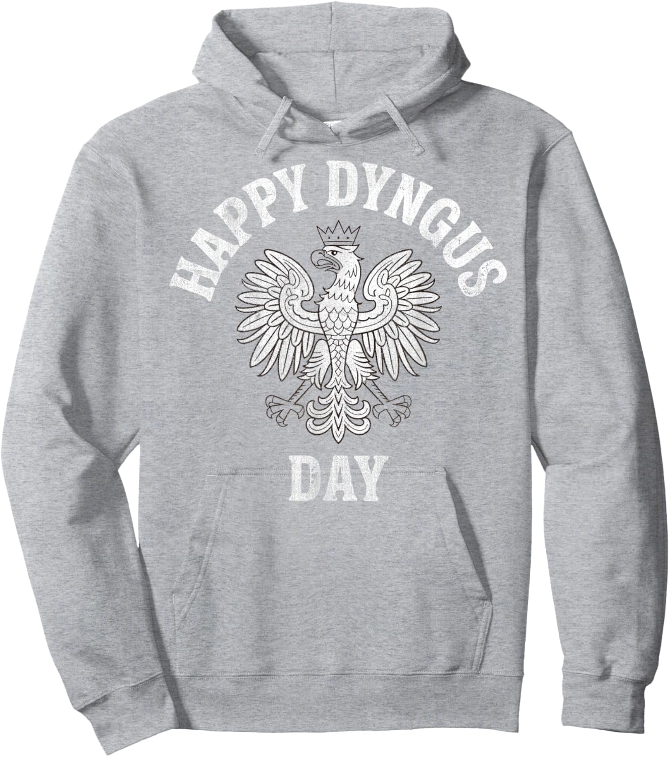 Happy Dyngus Day, Polish Heritage Eagle Hoodie - Hoodie | Ash