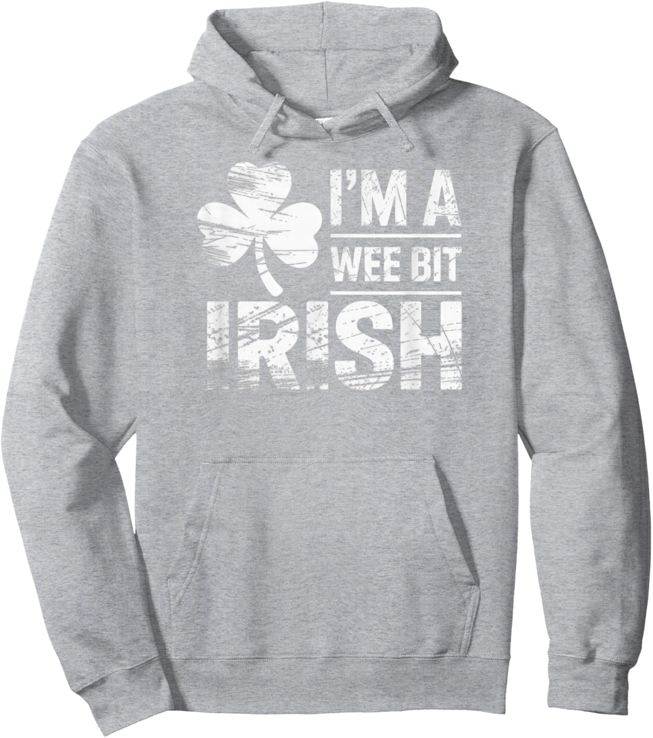 I'm A Wee Bit Irish St Patrick Day Hoodie - Hoodie | Ash