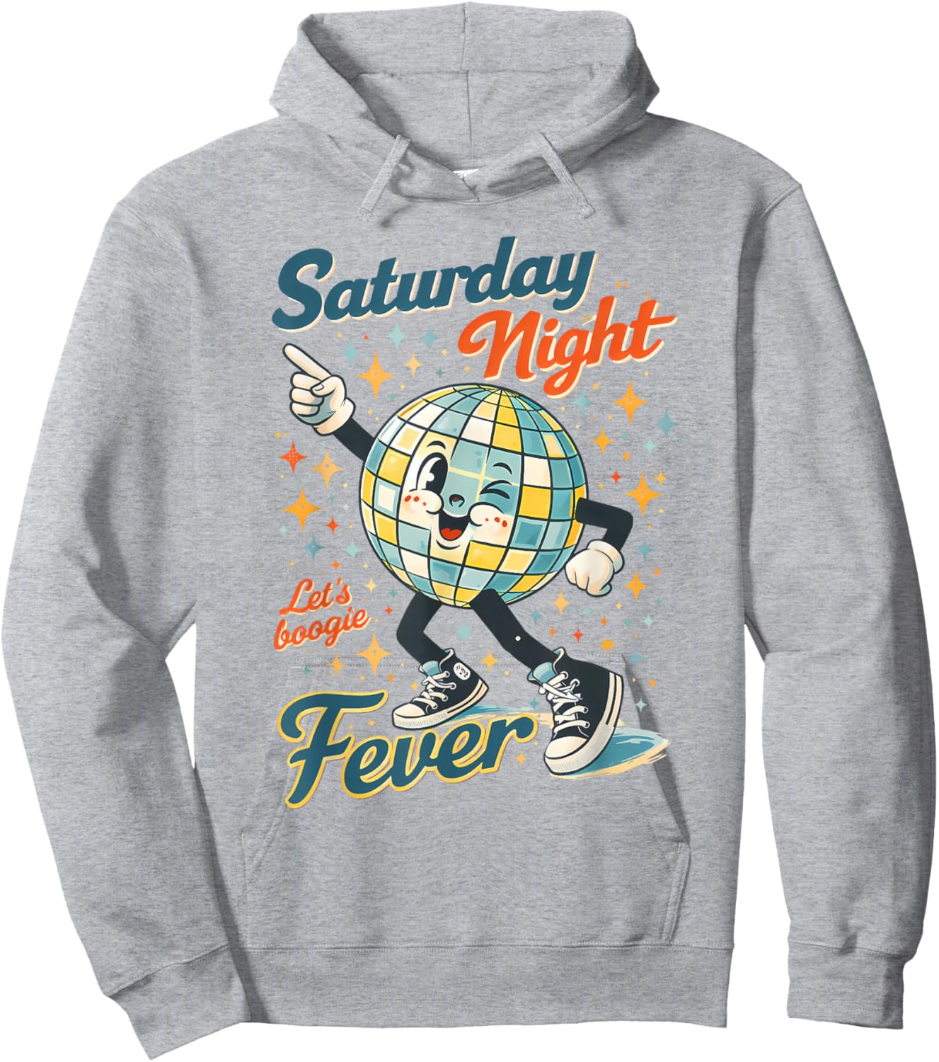 Disco Party Birthday Dancing Queen Saturday Night A Fever Hoodie - Hoodie | Ash