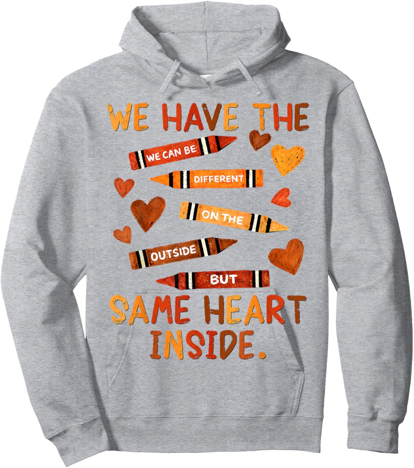 Same Heart Black History Month African American Teacher Kids Hoodie - Hoodie | Ash