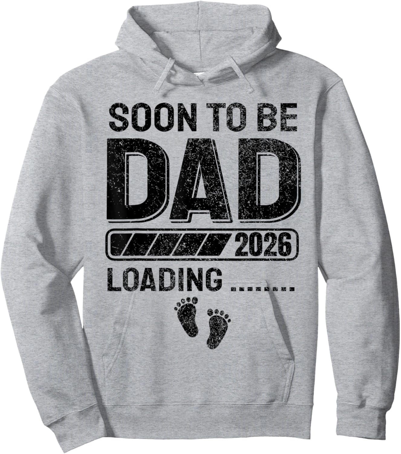 Dad to Be Soon to Be Dad 2026 Hoodie - Hoodie | Ash