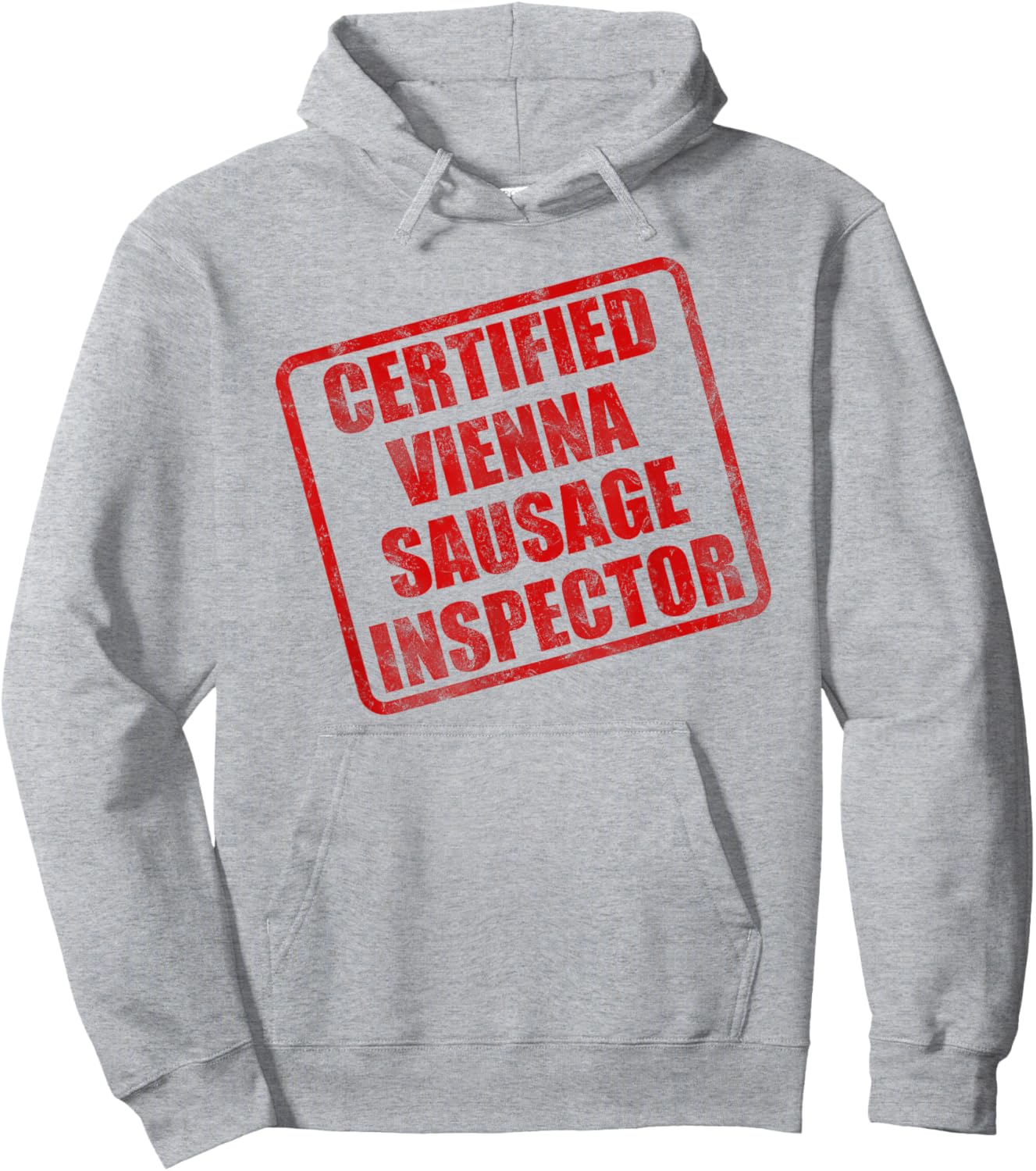 Vienna Sausage Inspector Funny Vienna Sausage Lover Meme Hoodie - Hoodie | Ash