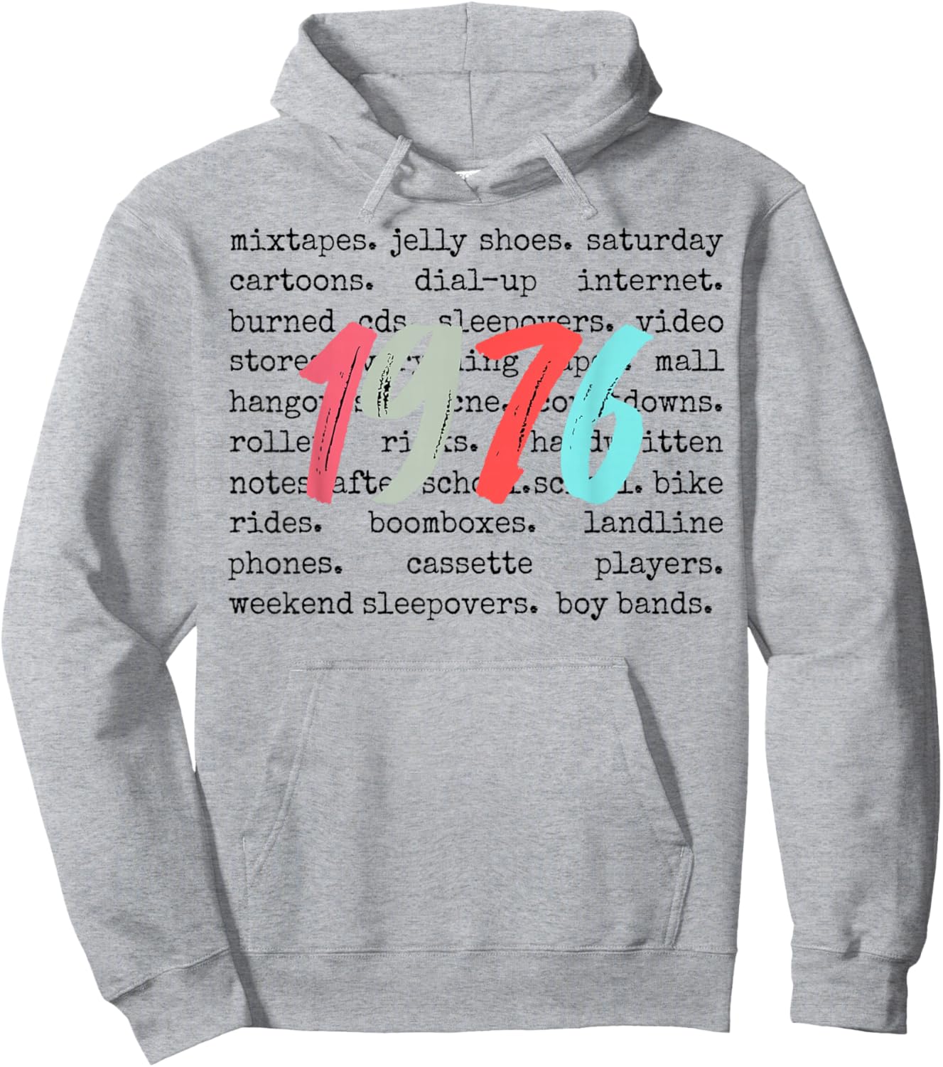 Best 1976 Vintage 50 Year Old Bday Men Women 50th Birthday Hoodie - Hoodie | Ash