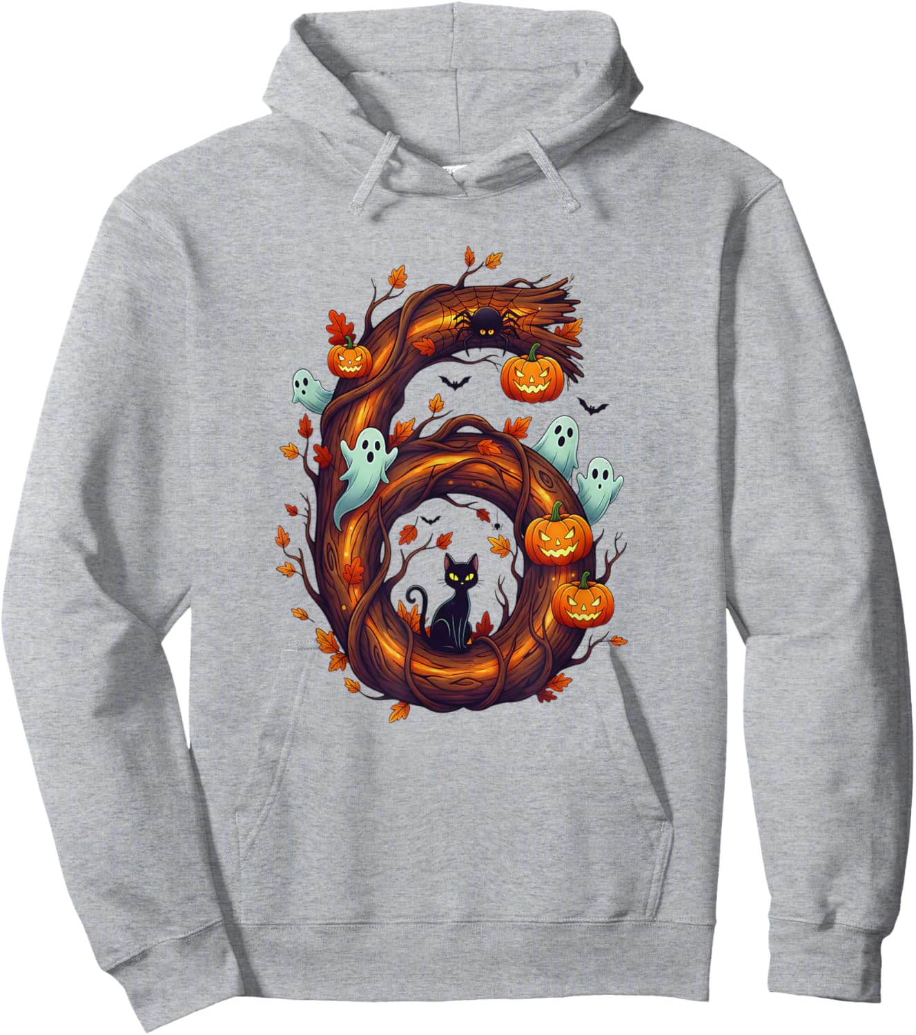 Number 7 67 Meme Halloween Pumpkin Costume Matching Group Hoodie - Hoodie | Ash