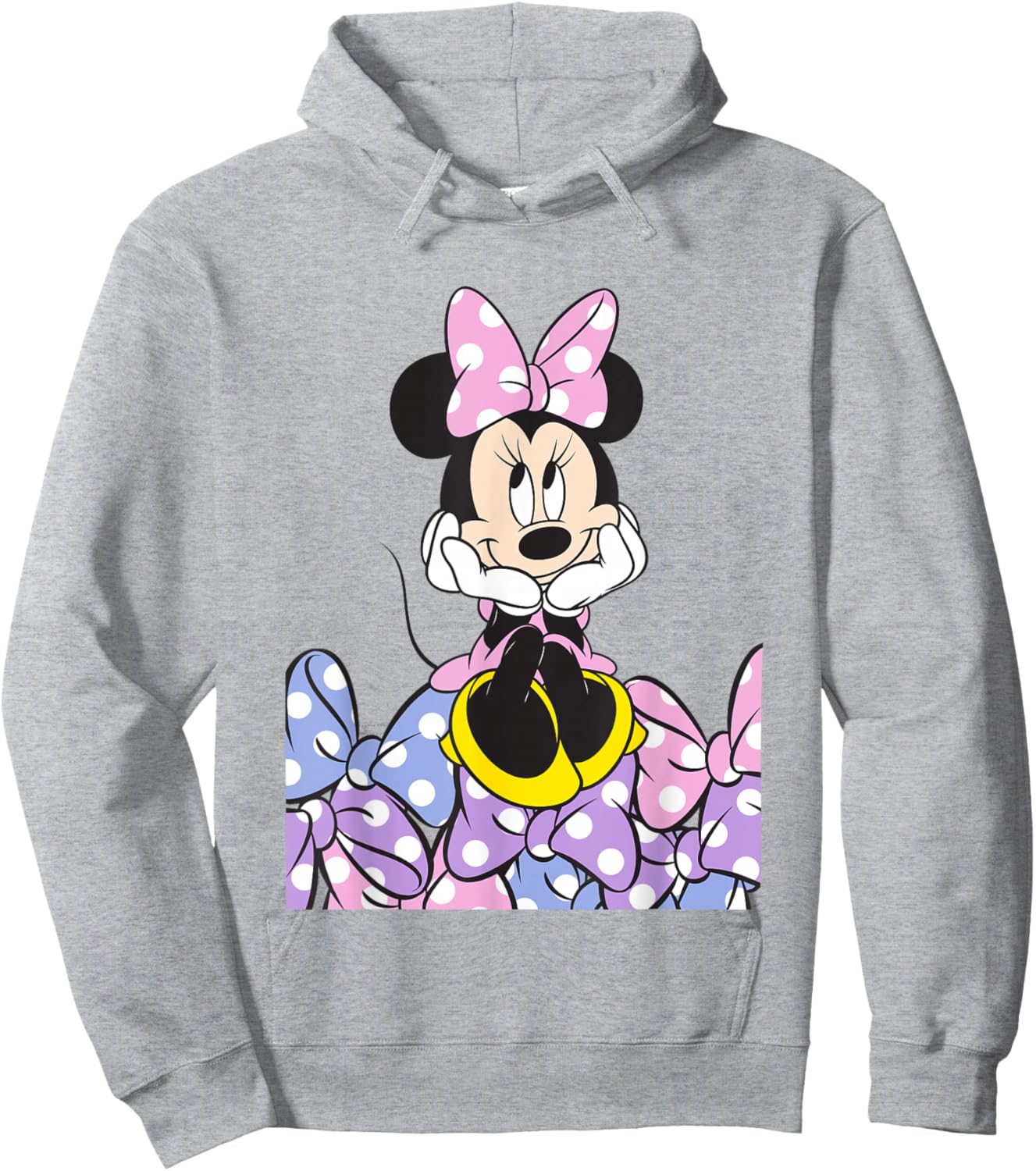 Disney Mickey and Friends Minnie Mouse Polka Dot Bows Hoodie - Hoodie | Ash