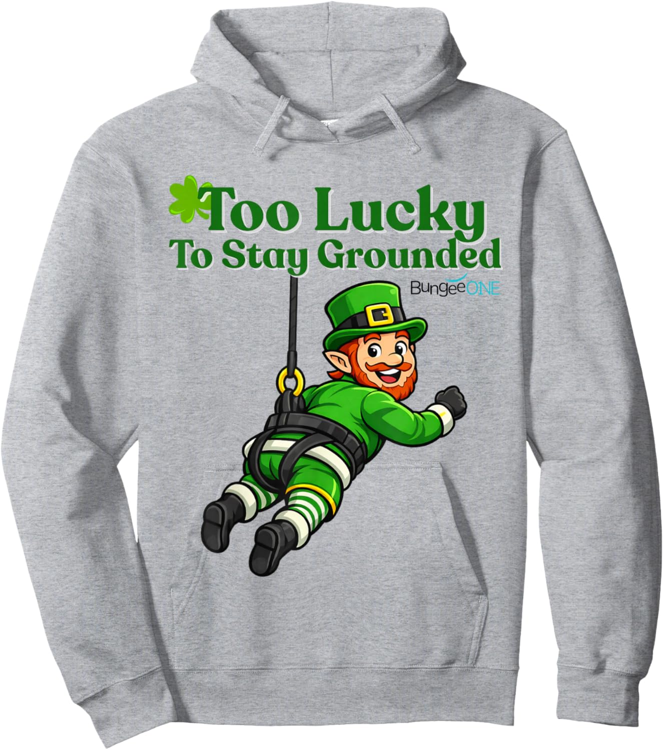 Too Lucky to Stay Grounded Hoodie - Hoodie | Ash