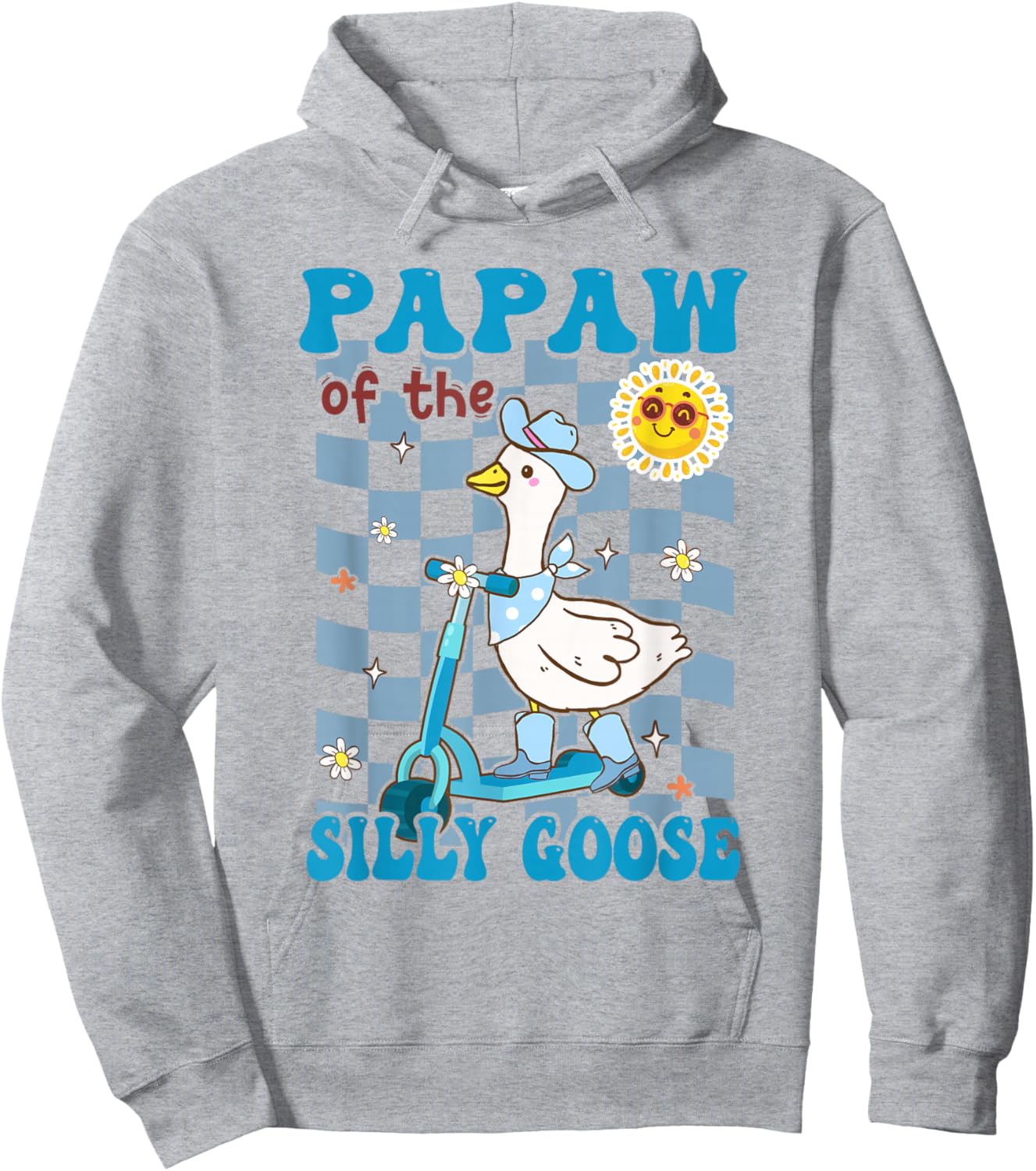 Papaw of The Silly Goose First Birthday Family Matching Hoodie - Hoodie | Ash