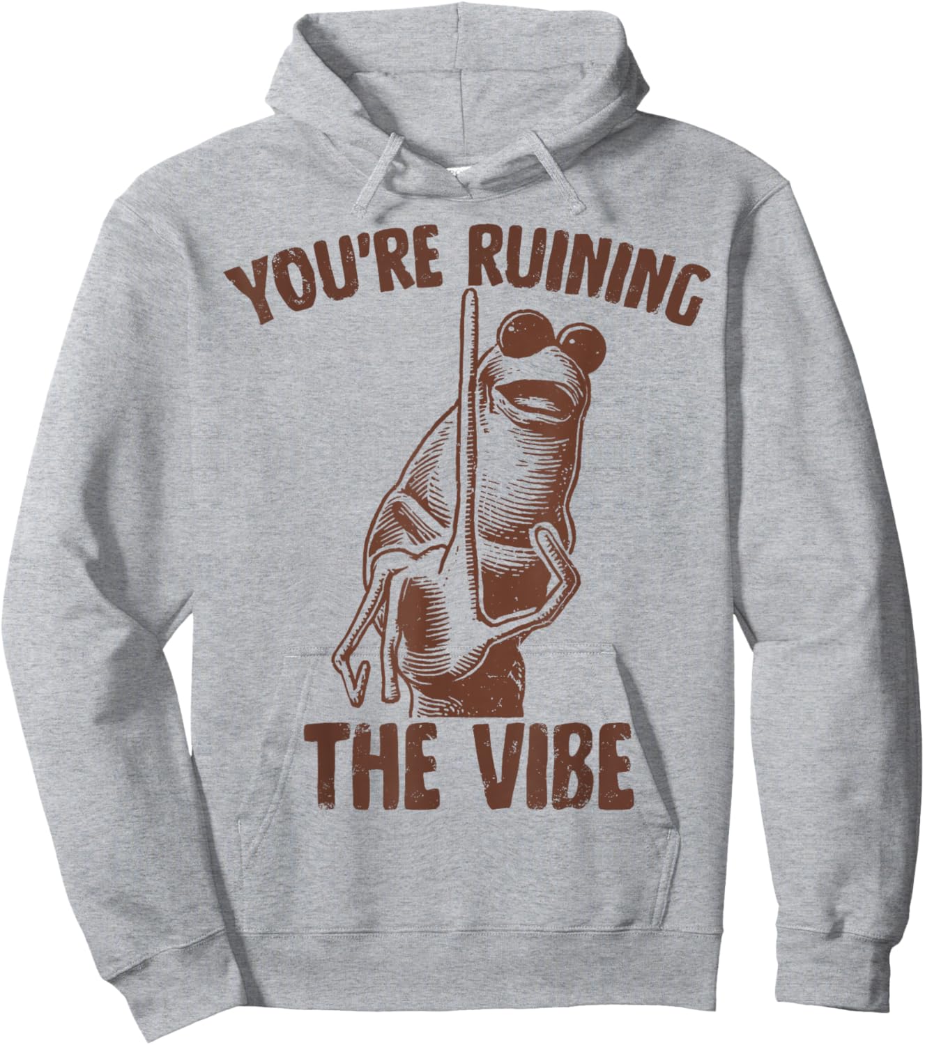 Marcus The Worm You're Ruining The Vibe Hoodie - Hoodie | Ash