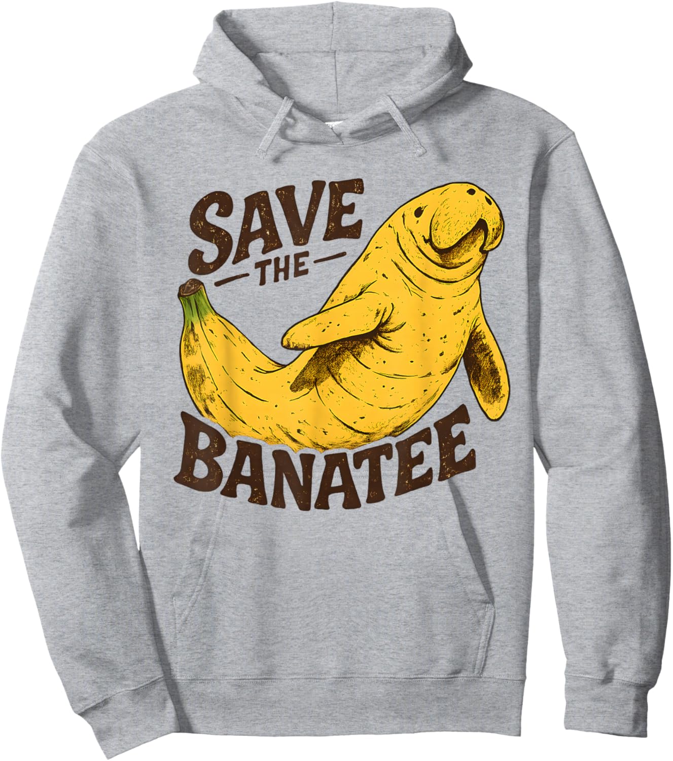 Save The Manatees Shirt Manatee Banatee Floaty Potato Hoodie - Hoodie | Ash