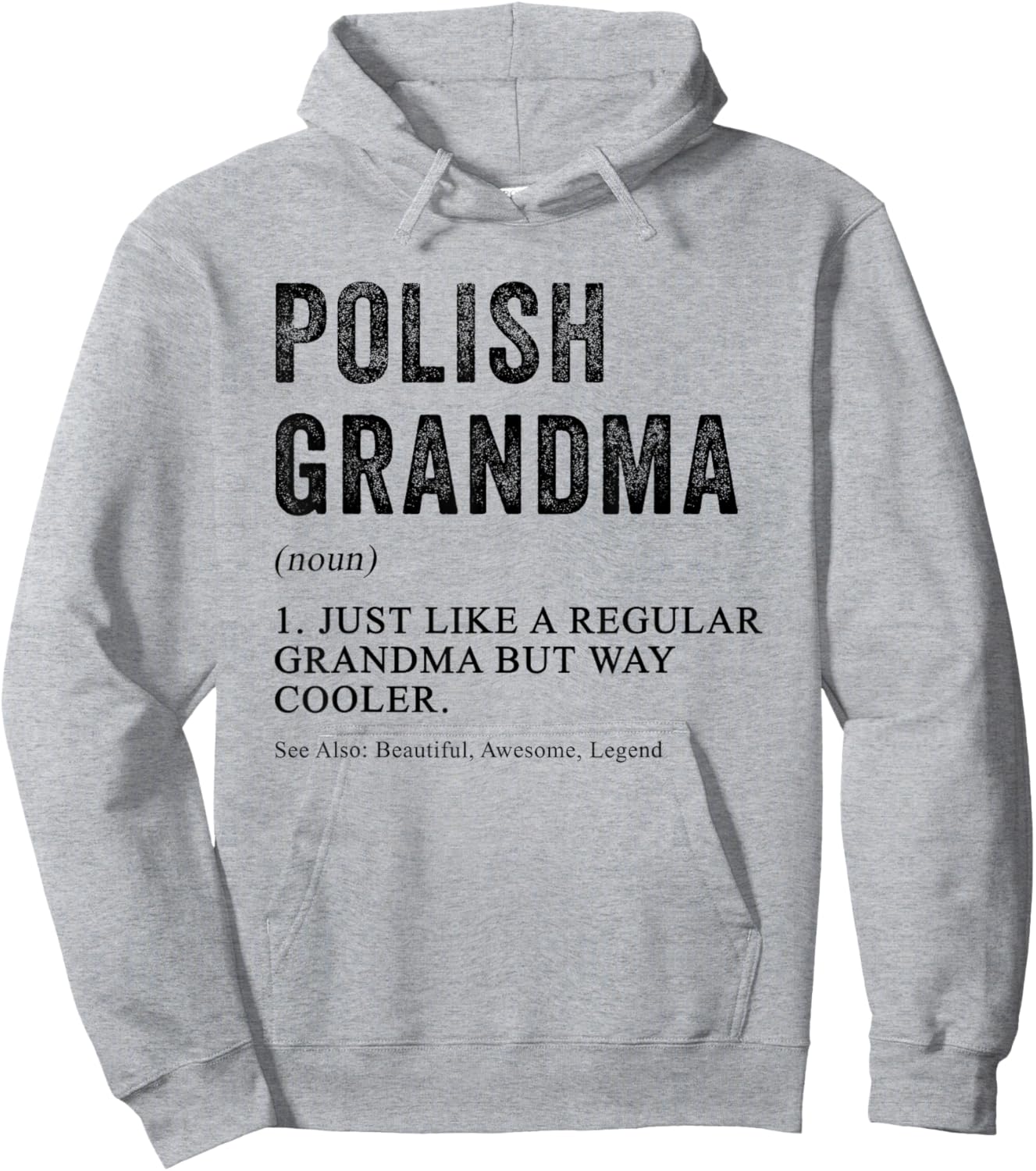 Funny Polish Grandma Definition for Polish Women Hoodie - Hoodie | Ash