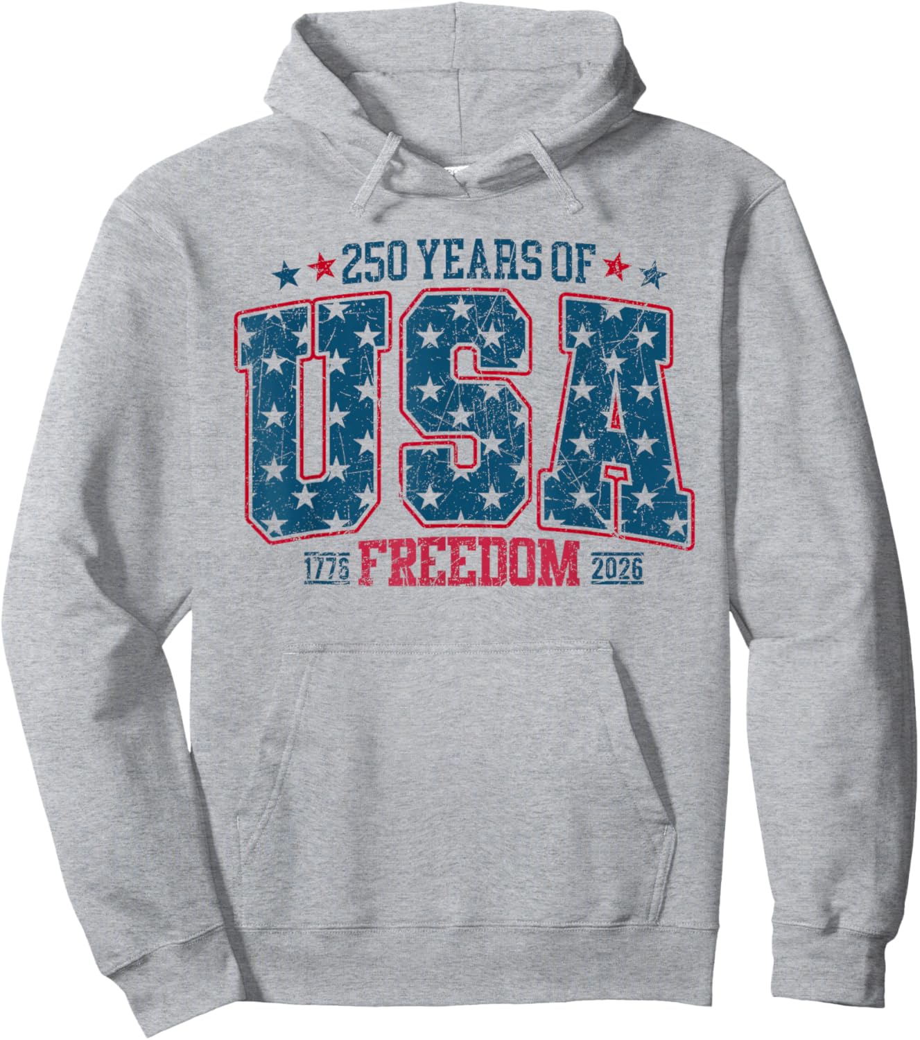 250 Years of Freedom American 1776 2026 250th USA Women Hoodie - Hoodie | Ash