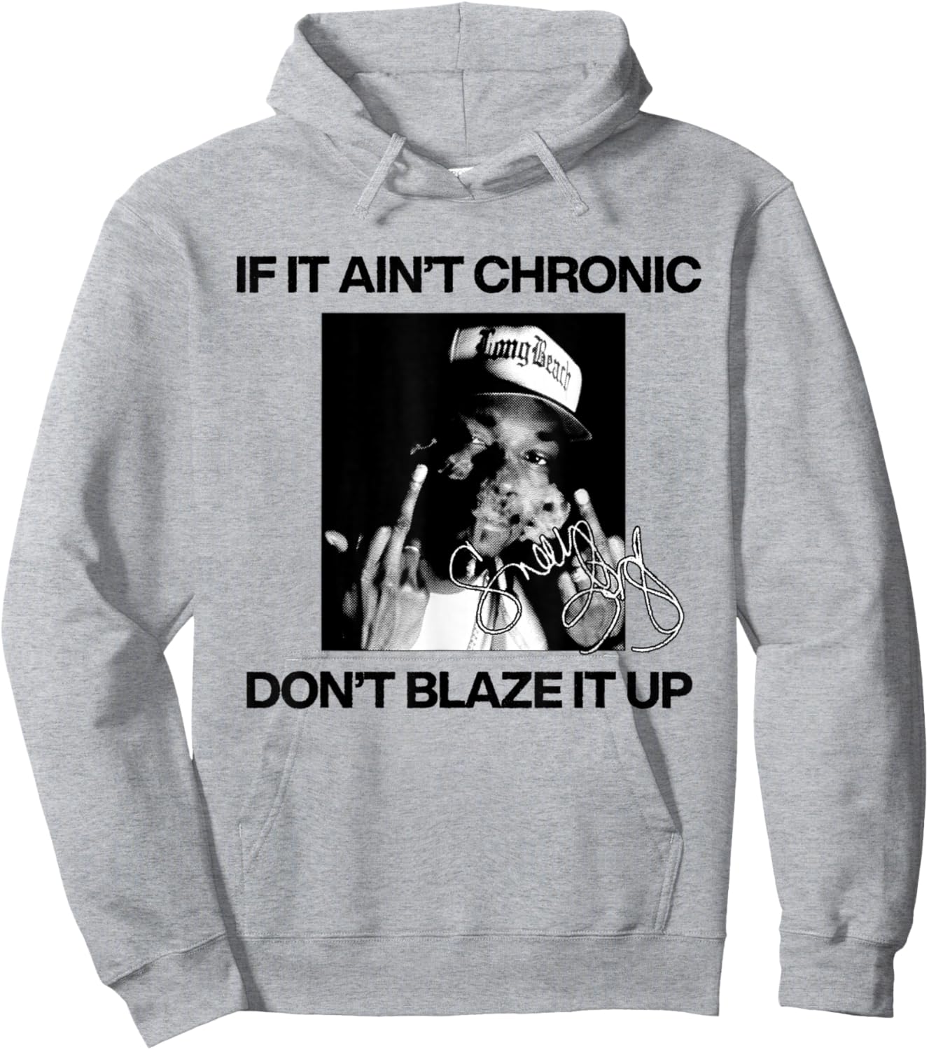 Official Snoop Dogg If It Ain't Chronic Hoodie - Hoodie | Ash
