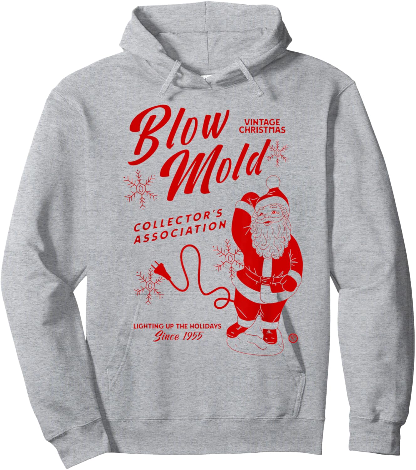 Vintage Christmas Blow Mold Collector's Association Hoodie - Hoodie | Ash