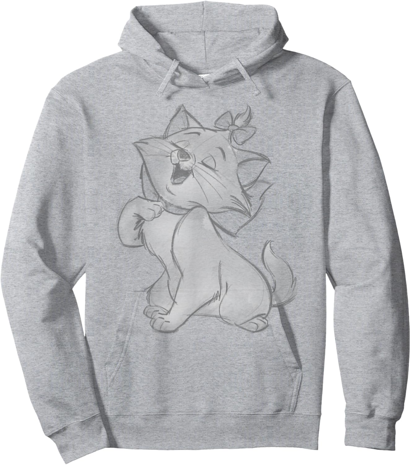 Disney The Aristocats Cute Singing Marie Sketch Style Art Hoodie - Hoodie | Ash