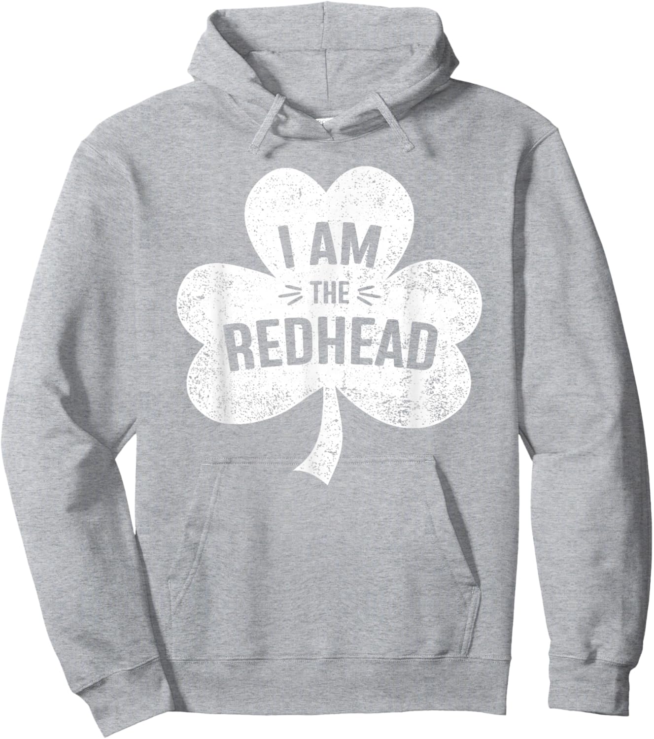 I Am The Redhead Dibs on The Redhead Funny St Patricks Day Hoodie - Hoodie | Ash
